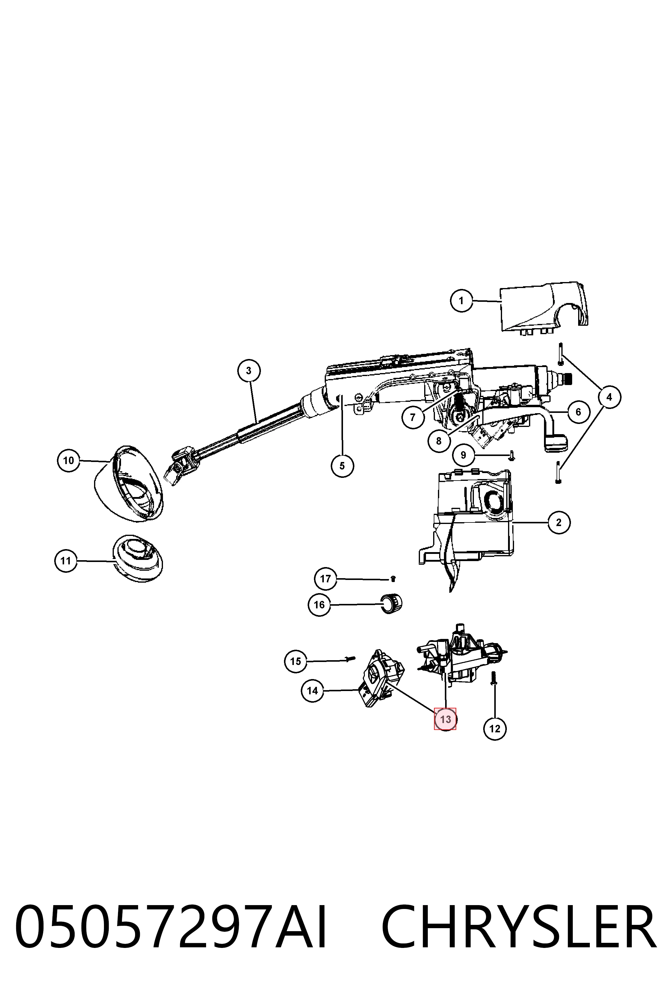 Fiat/Alfa/Lancia K68054822AB ціна, від 69.06 USD