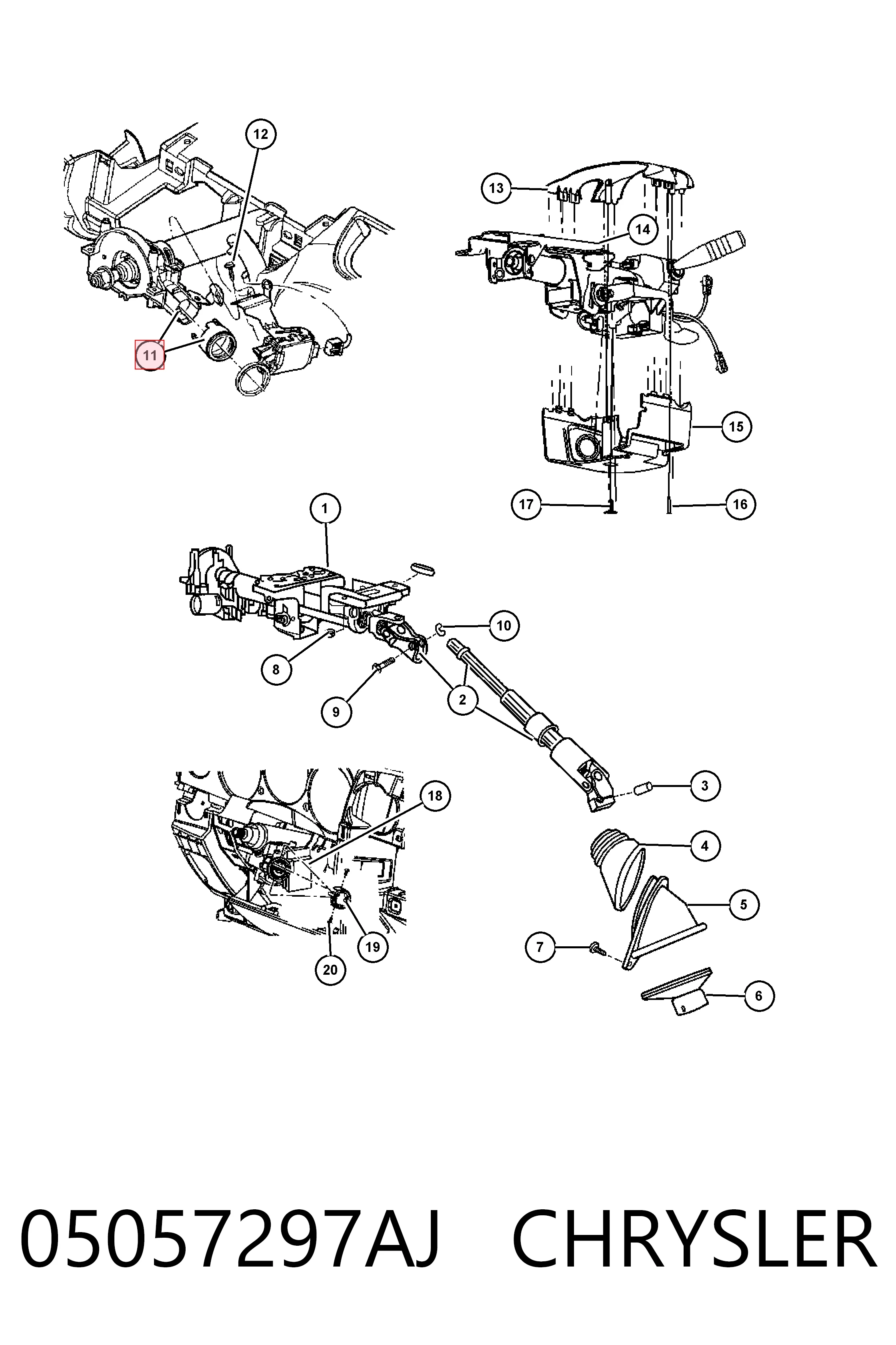  K68054822AB Fiat/Alfa/Lancia