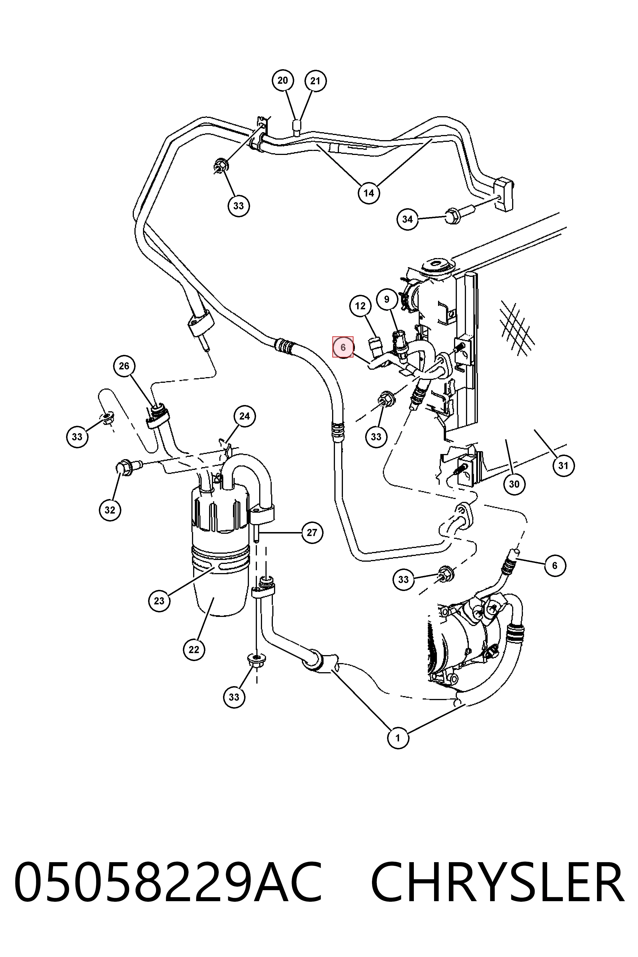 K05058229AC Fiat/Alfa/Lancia 