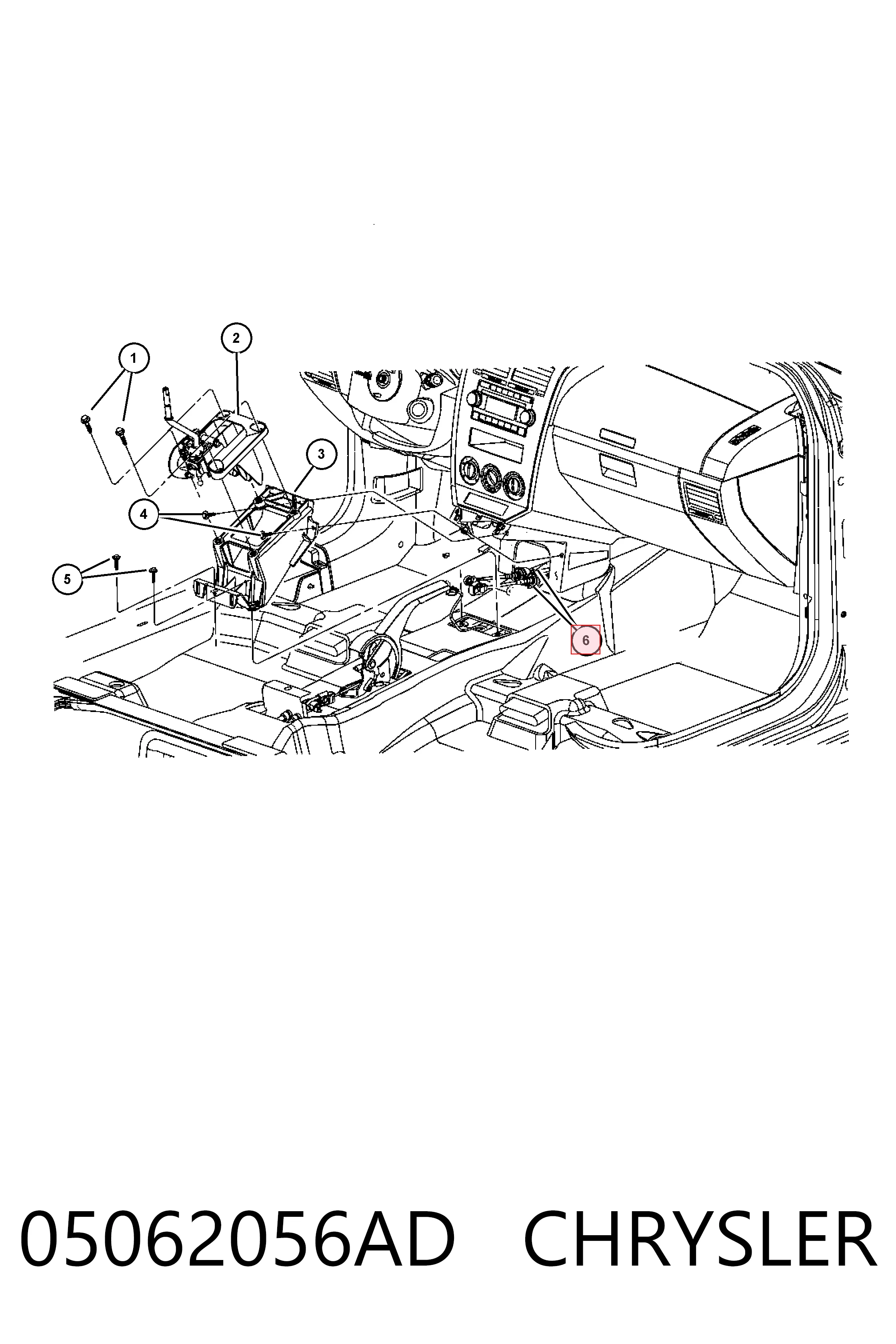 K05062056AD Fiat/Alfa/Lancia Трос перемикання передач, вибору передачі