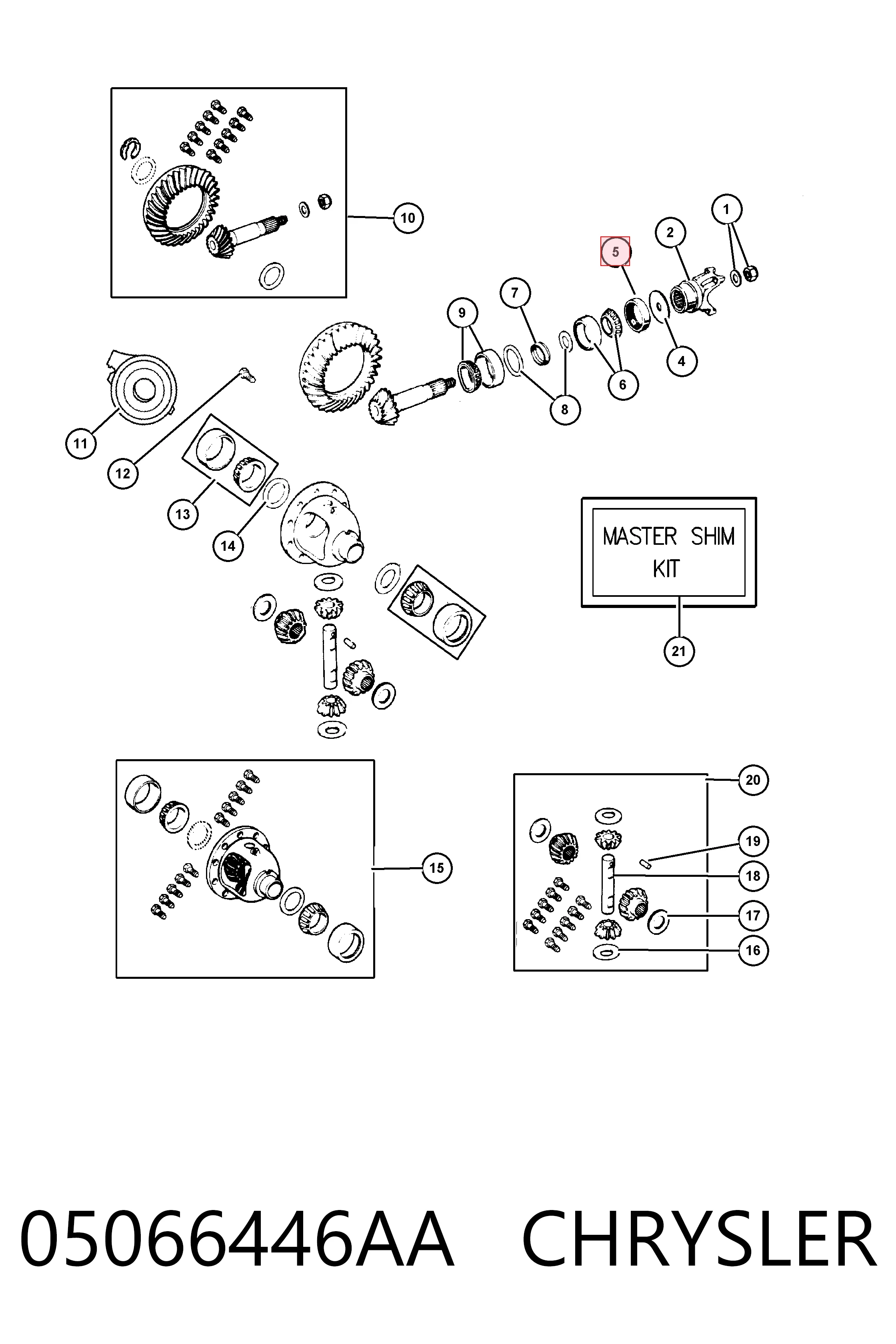 Сальник хвостовика редуктора переднього моста Fiat/Alfa/Lancia K05066446AA ціна, від 22.49 USD
