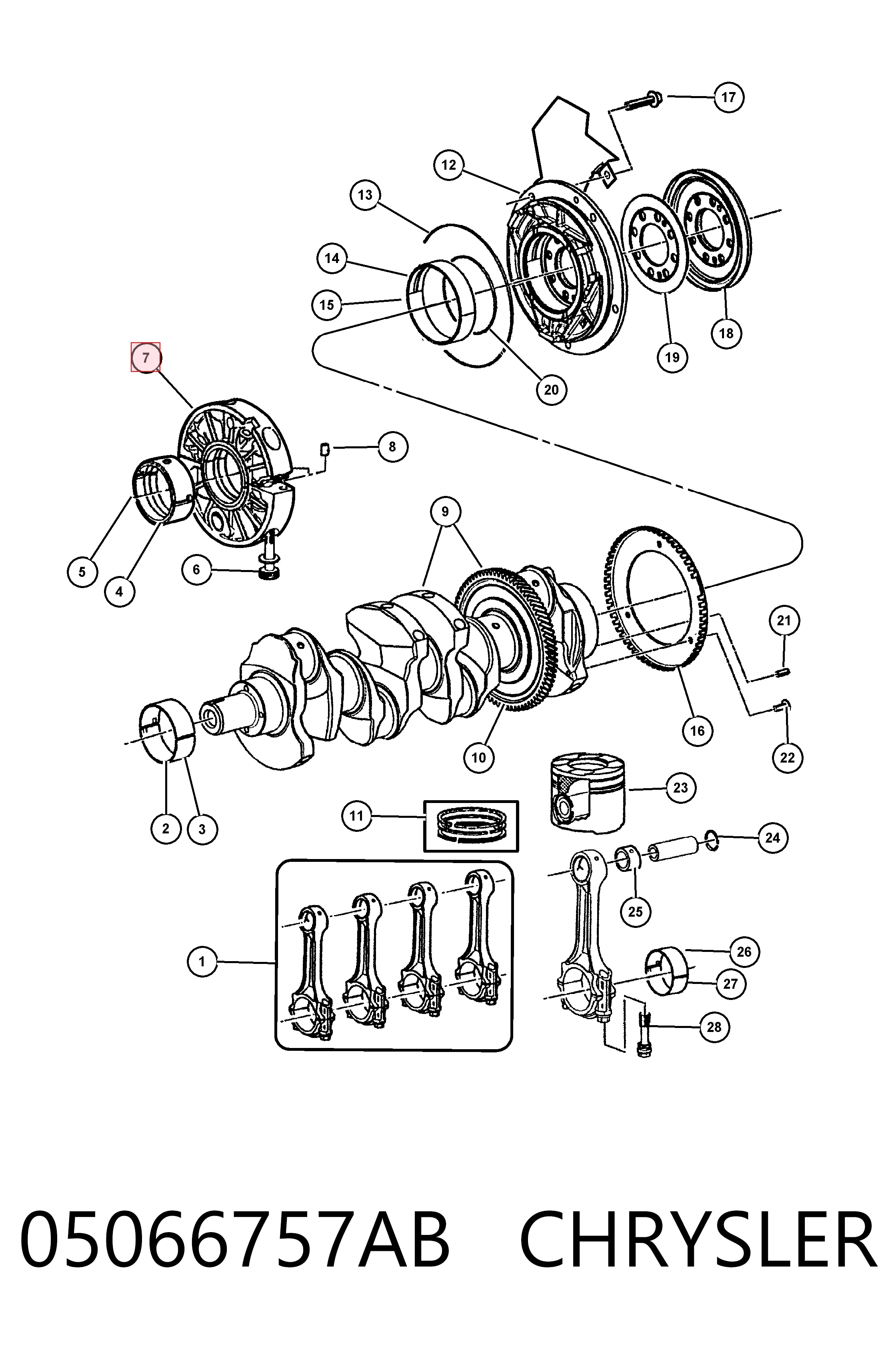 K05066757AB Fiat/Alfa/Lancia 