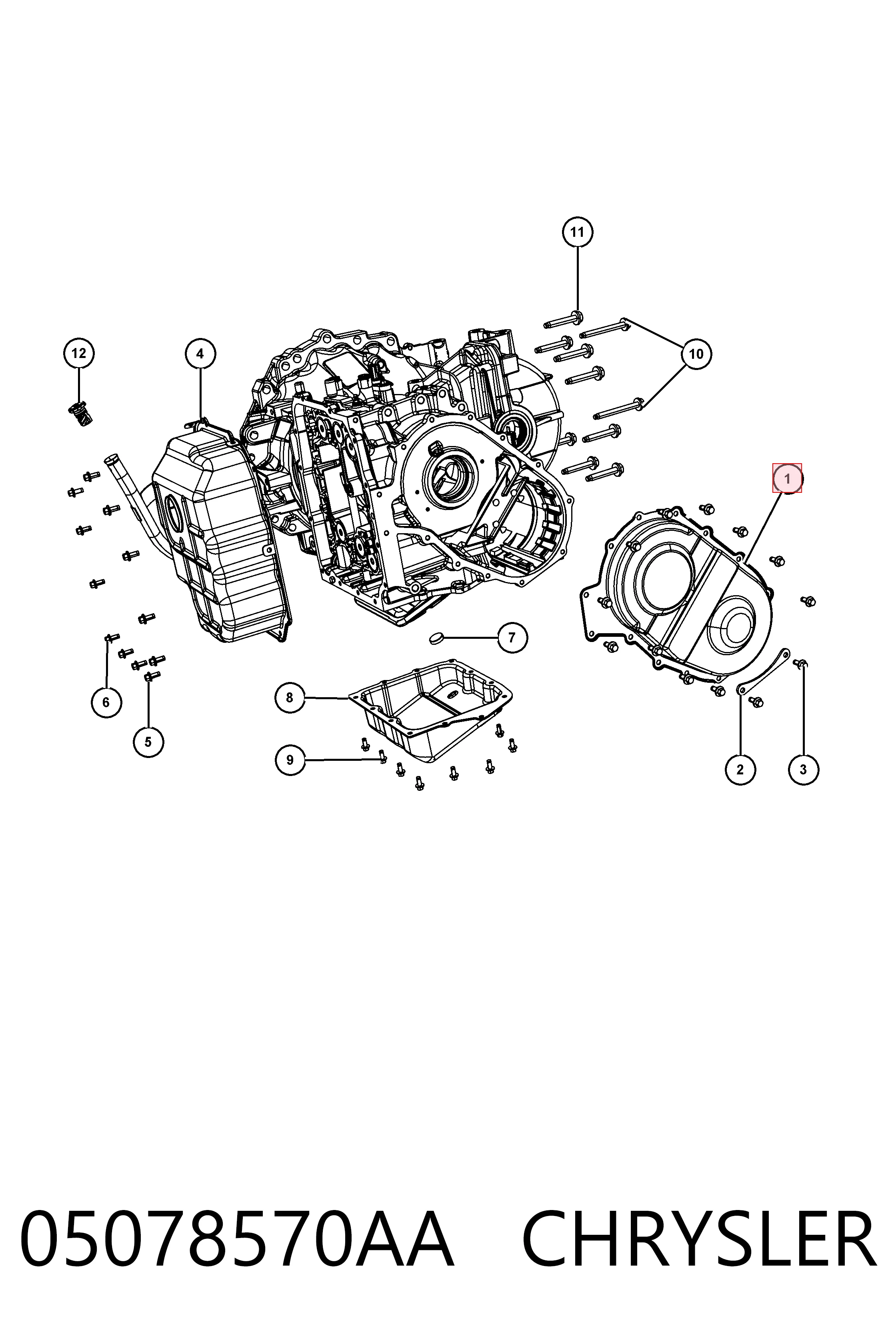 05078570AA Chrysler 