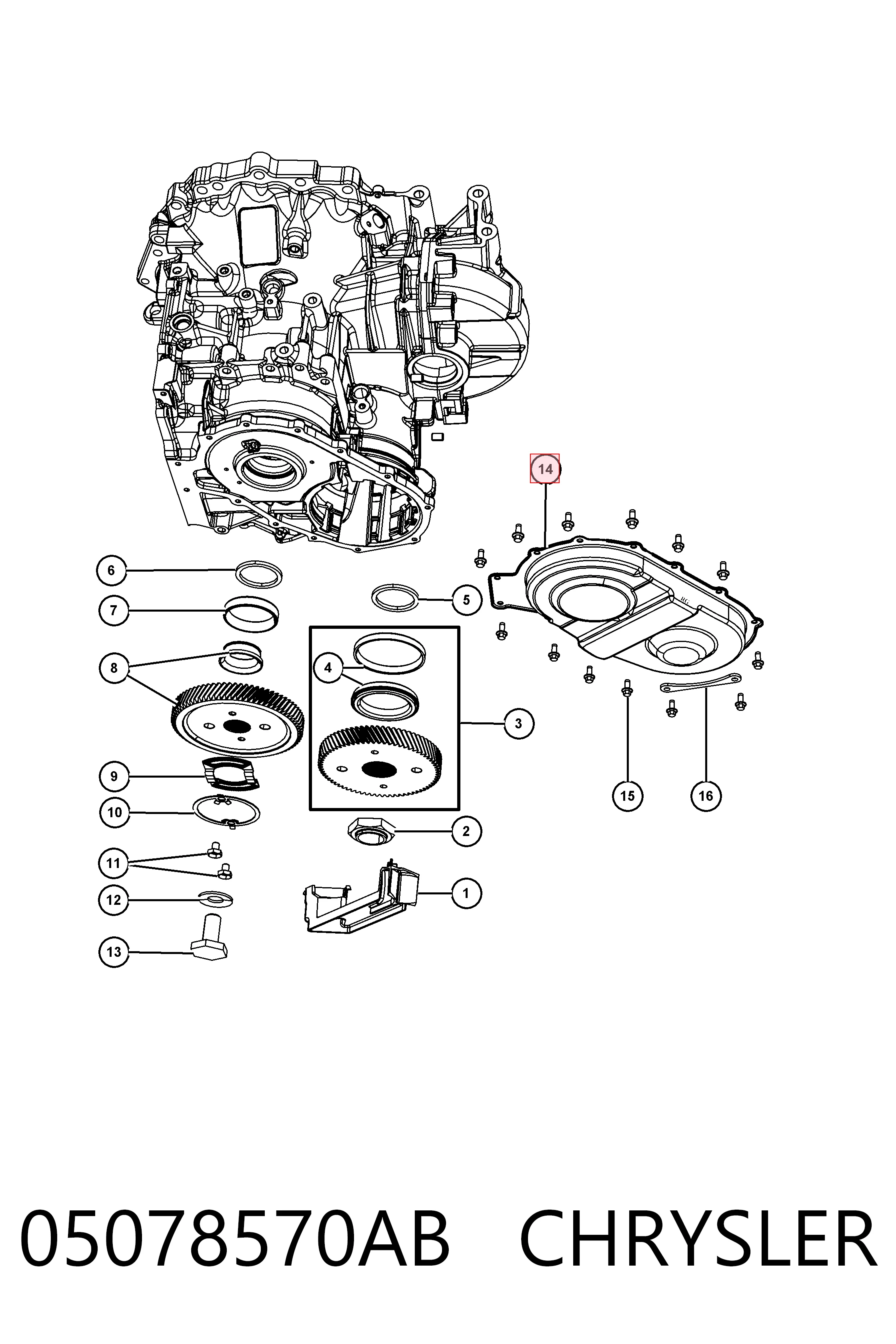 05078570AB Chrysler 