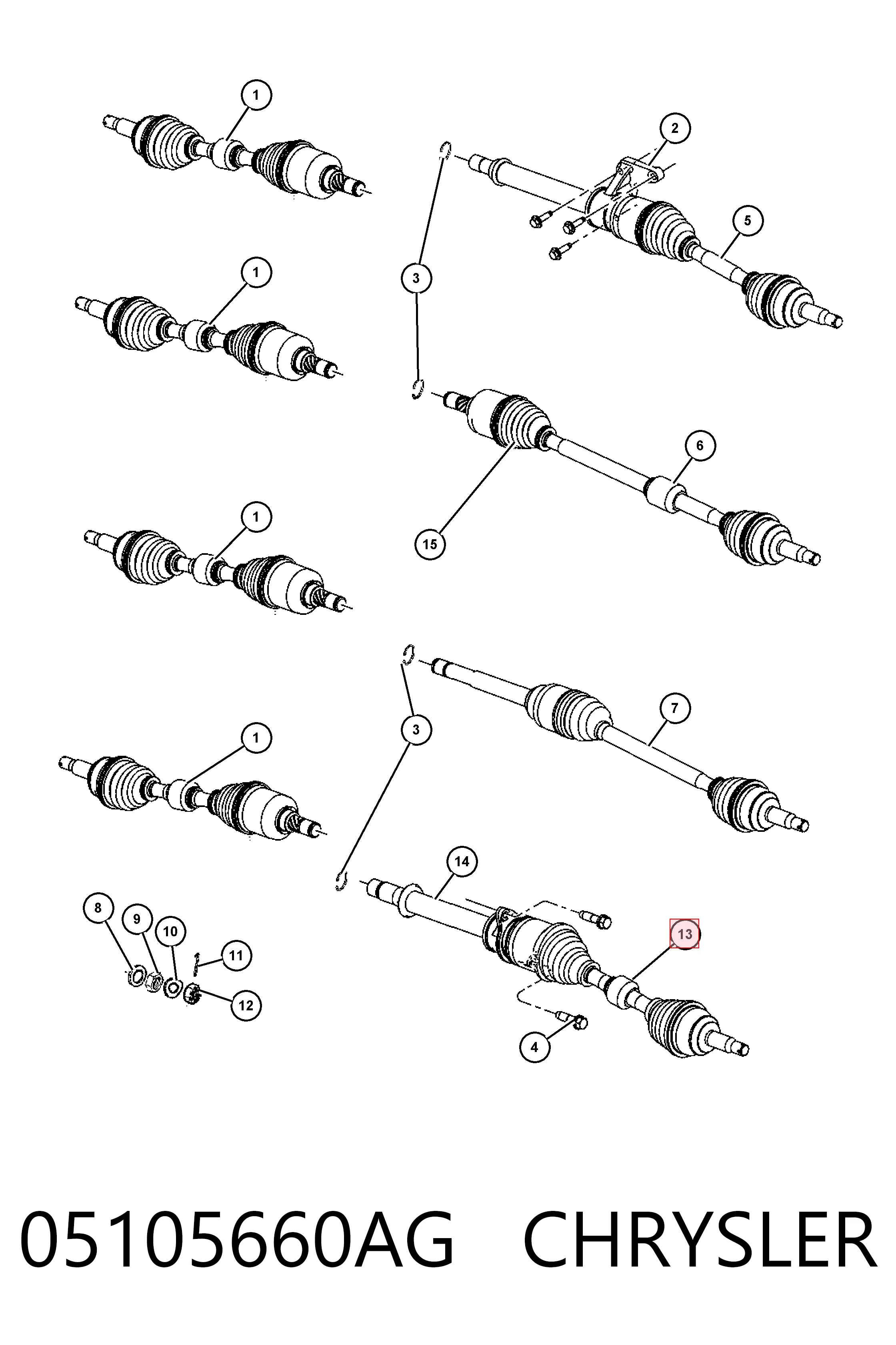 492408 Maxgear Привід передній правий