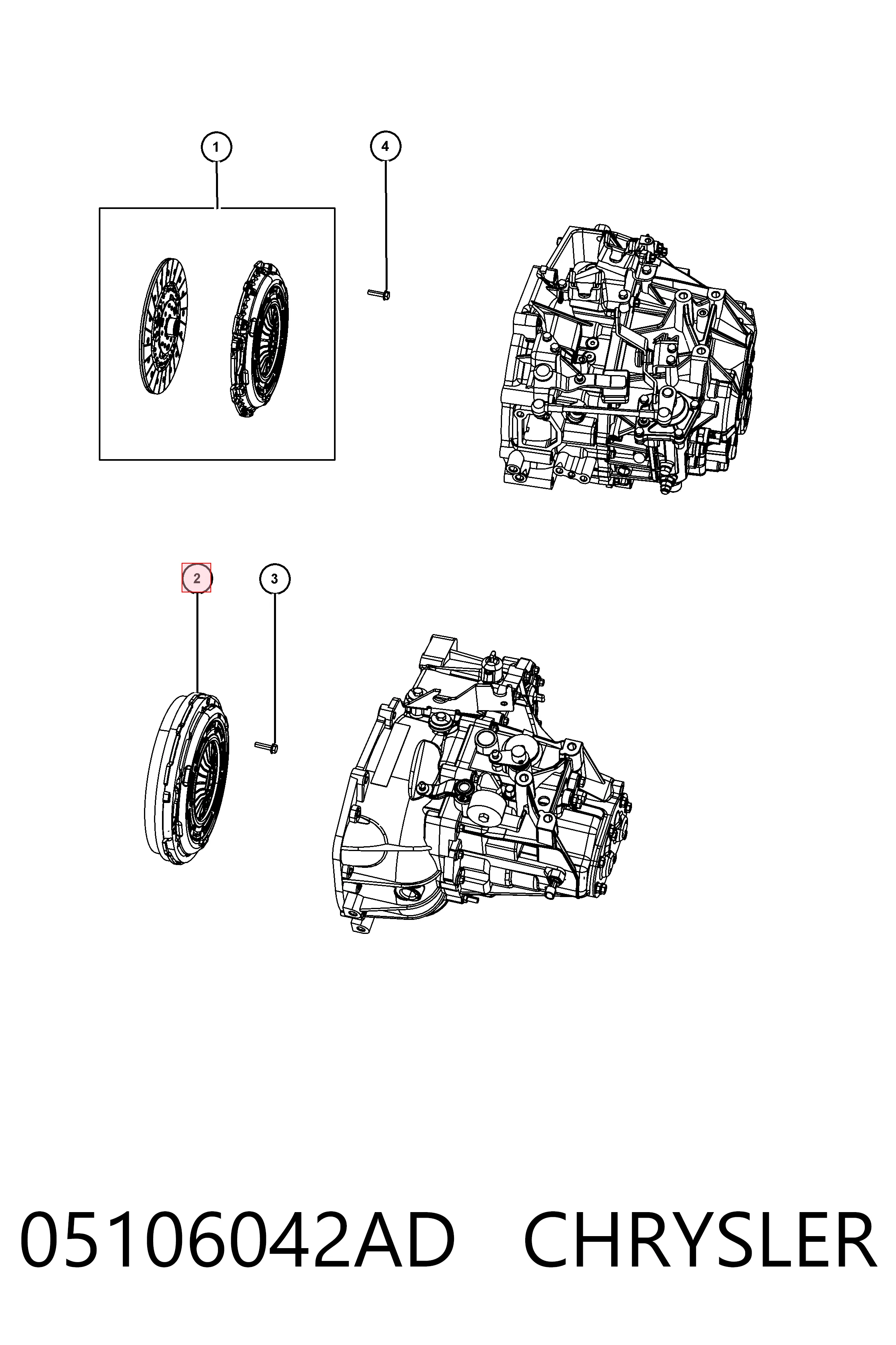 K05106042AC Fiat/Alfa/Lancia Зчеплення в зборі