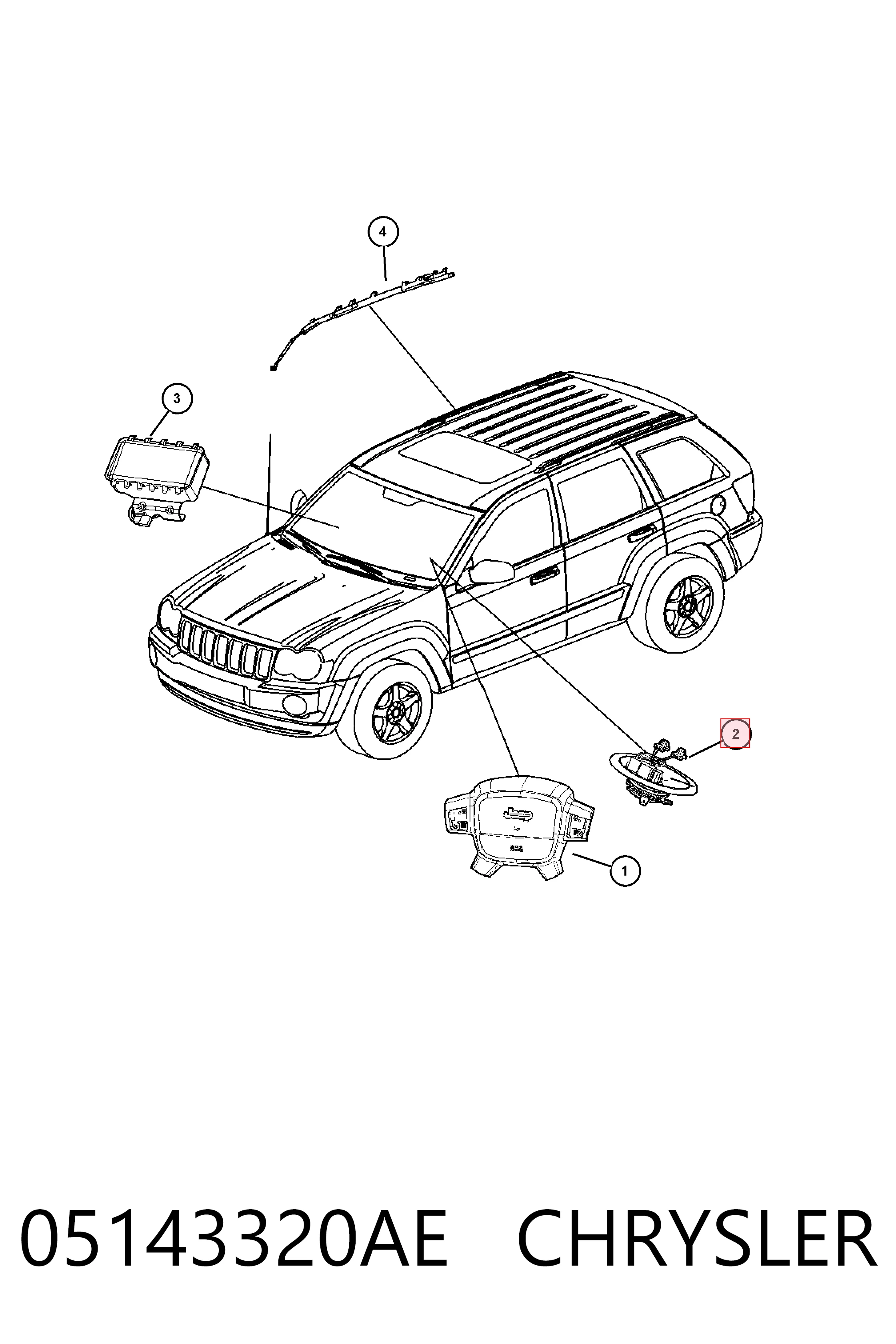 K68241522AC Fiat/Alfa/Lancia Шлейф Airbag