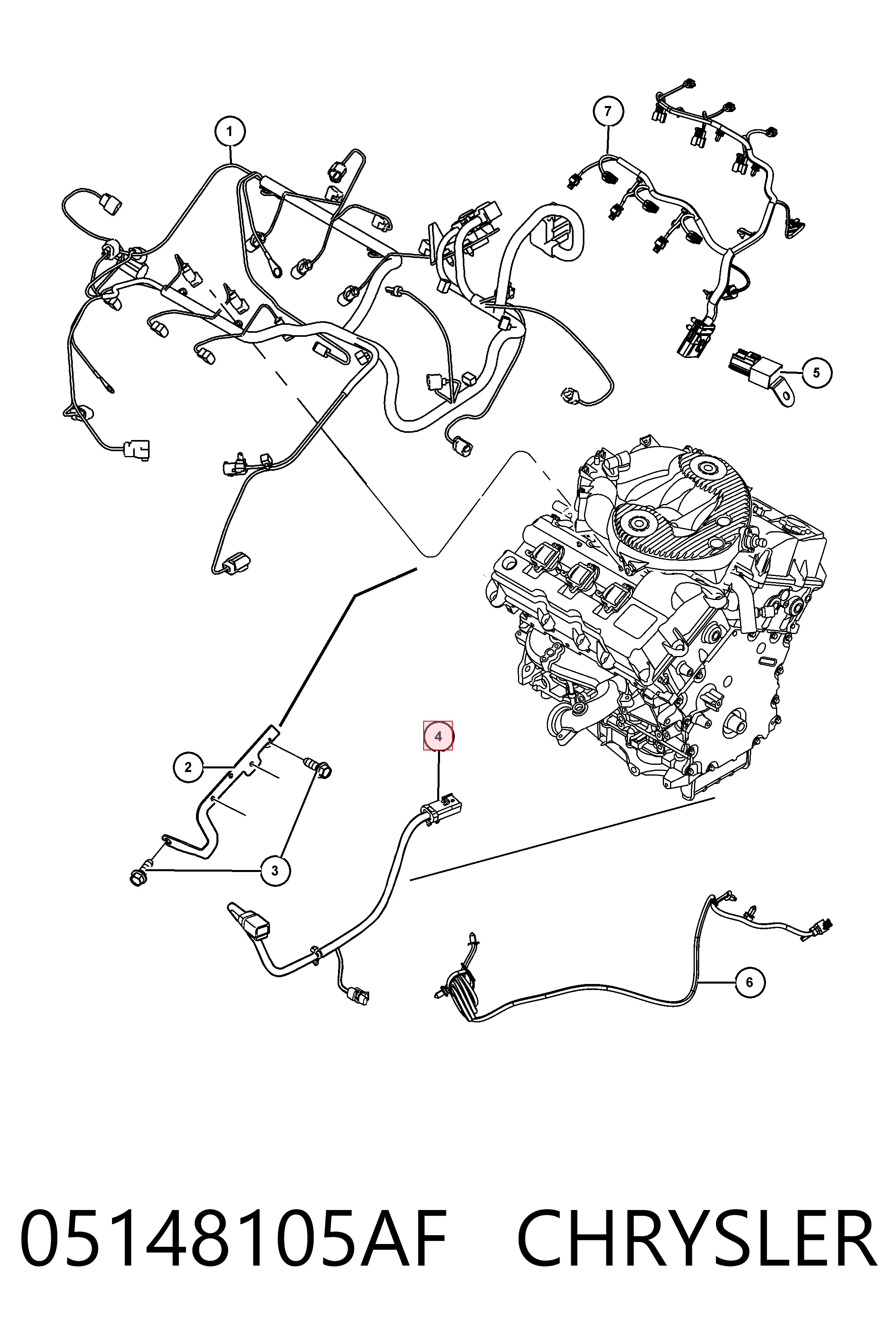 K05148105AF Fiat/Alfa/Lancia 