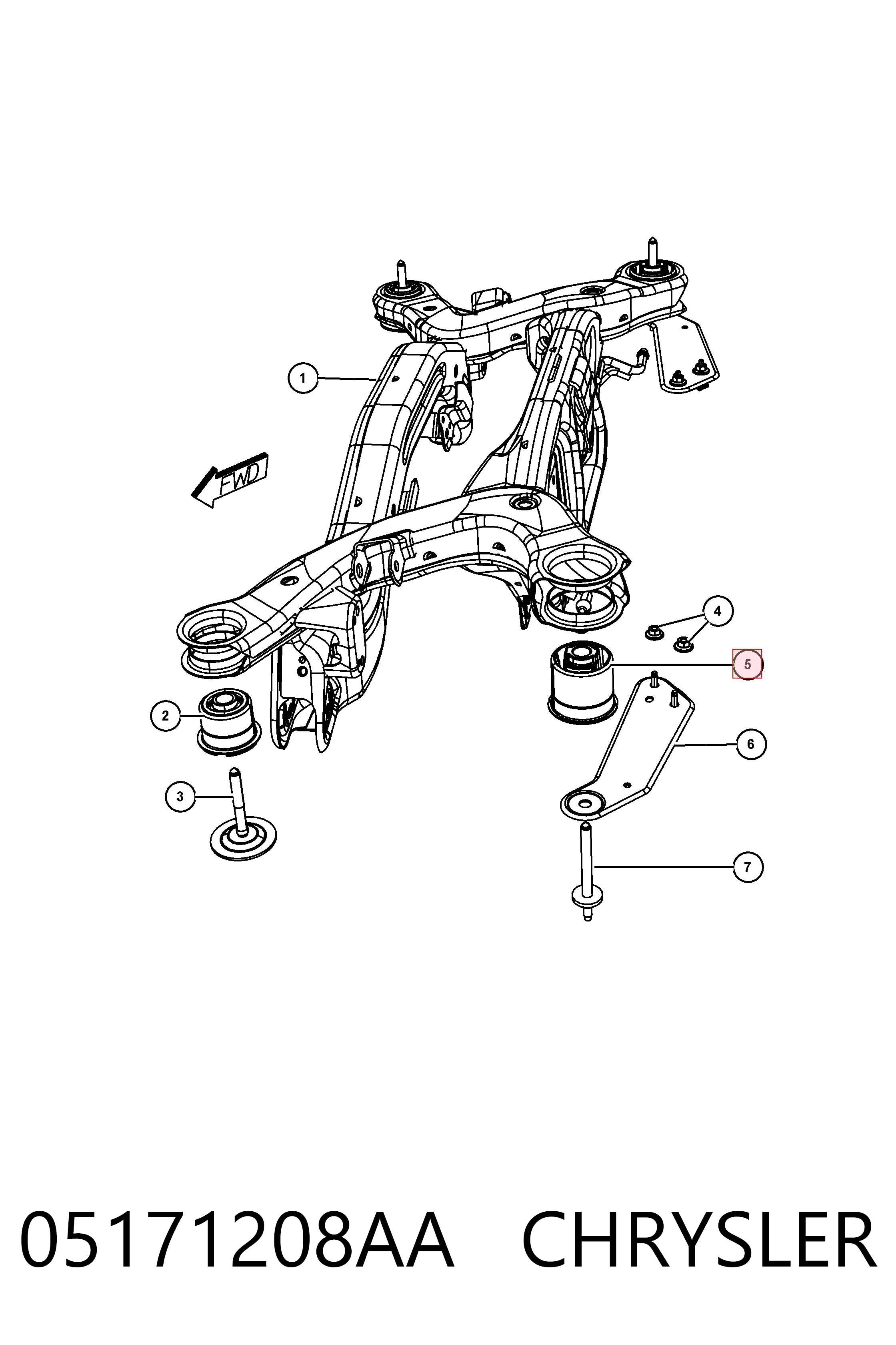 Купити AP001982 PolyAuto Сайлентблок задньої балки