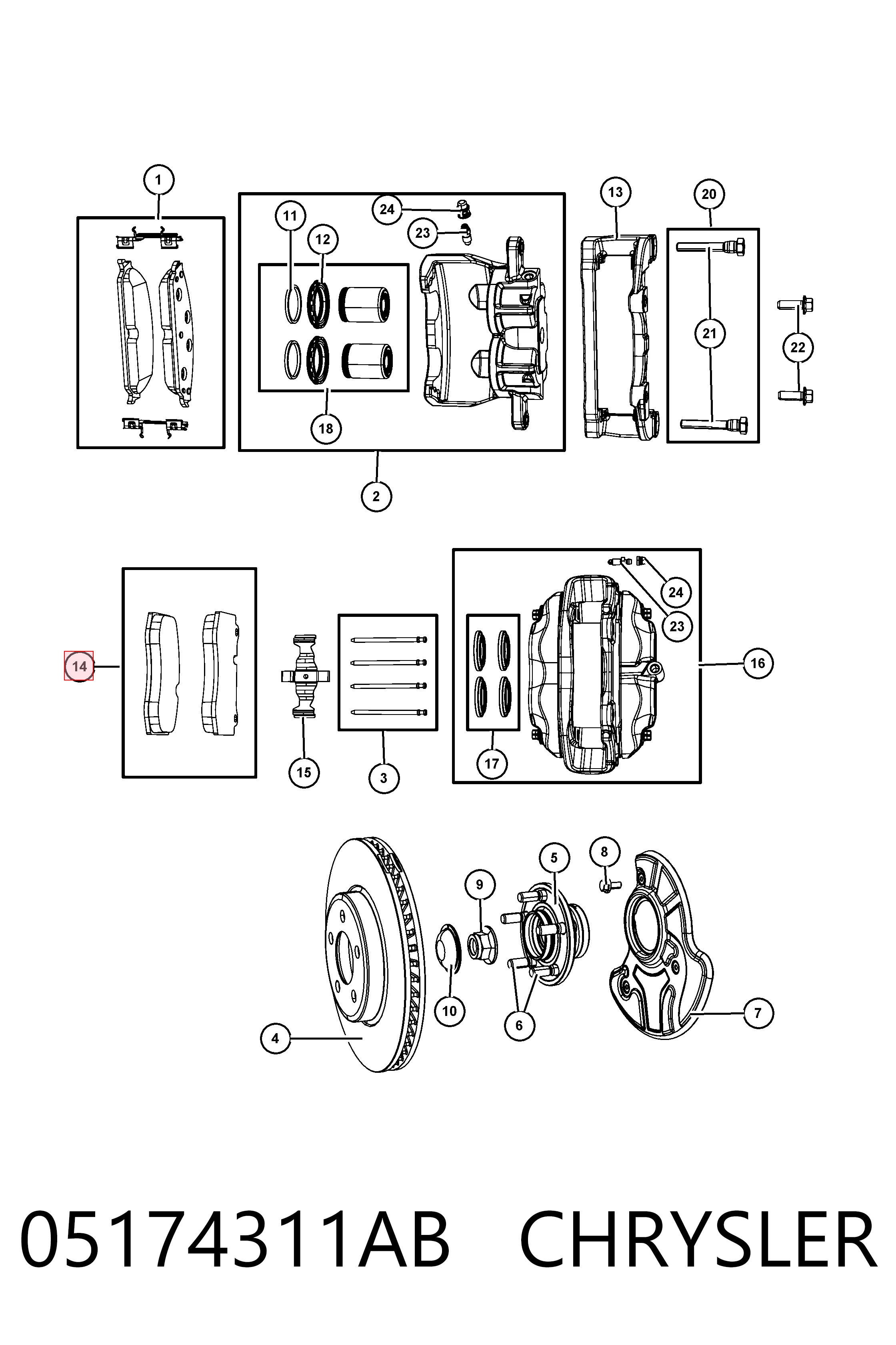 Купити 161298 Power Stop Колодки гальмівні передні, дискові