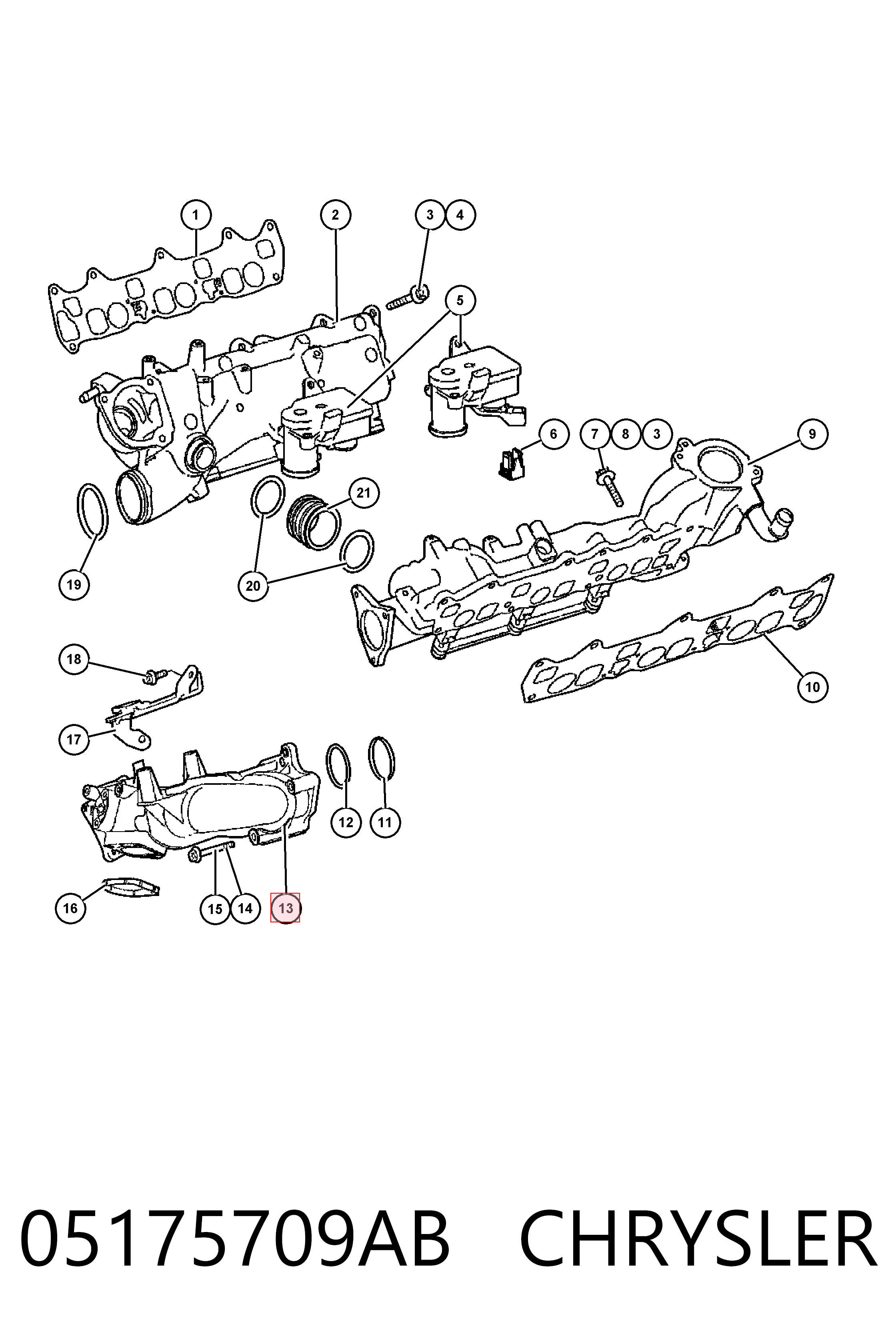 K05175709AB Fiat/Alfa/Lancia 