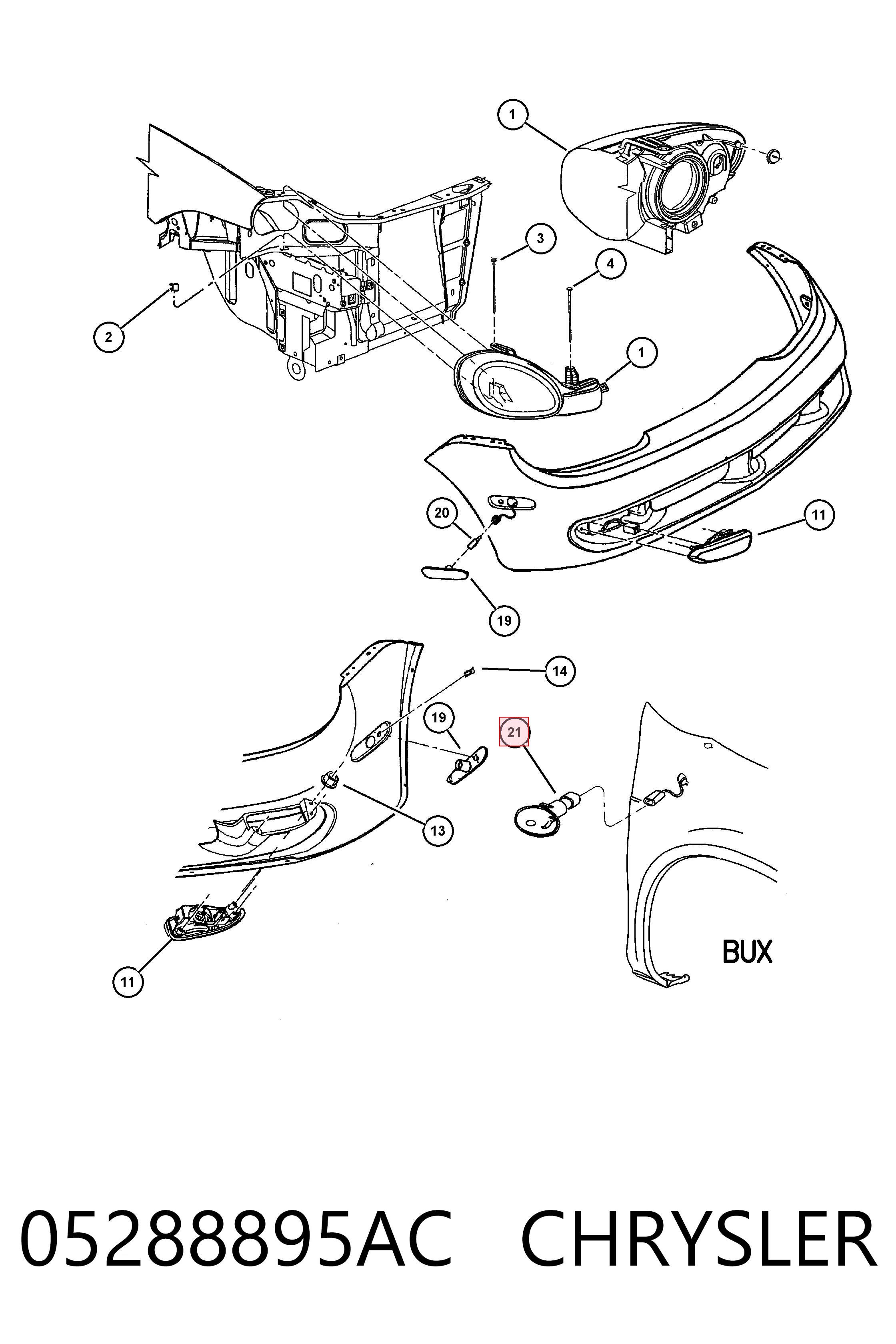 K05288895AC Fiat/Alfa/Lancia 
