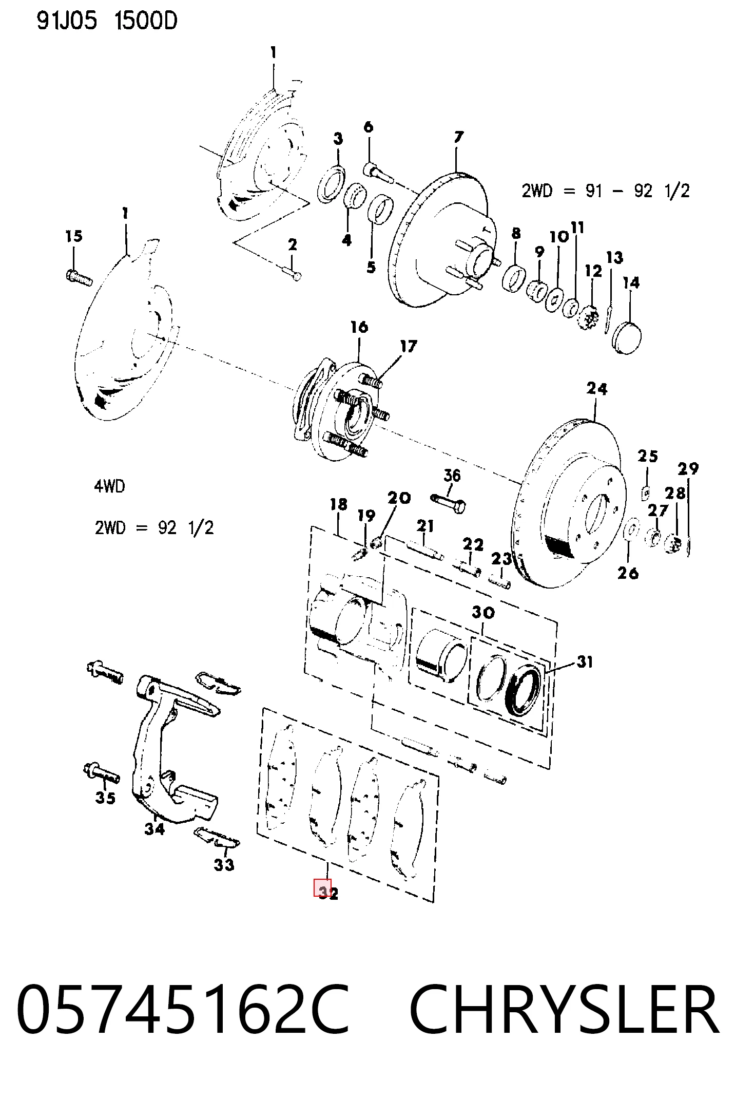 Тормозні колодки Raybestos PGD203M