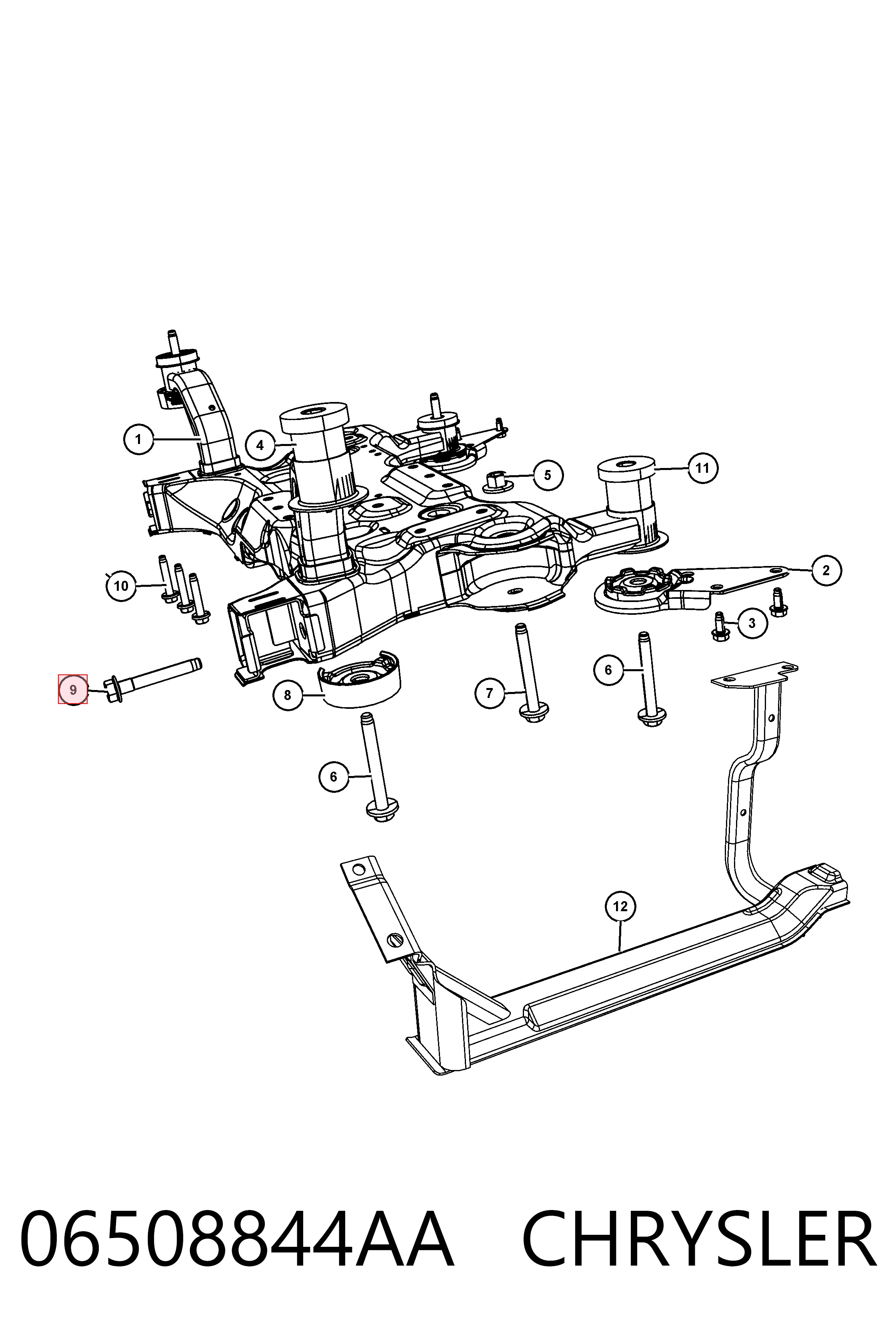 06508844AA Chrysler 