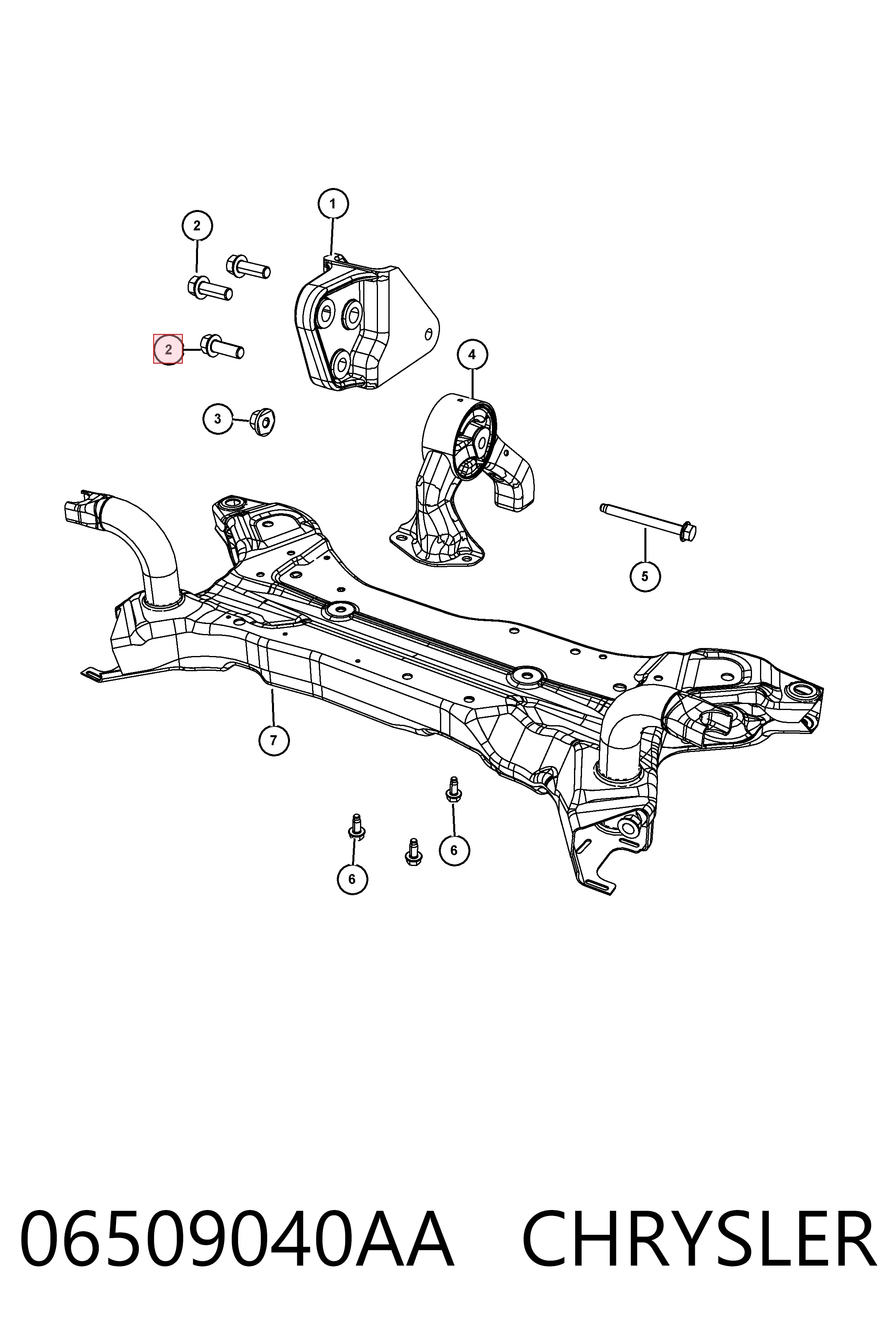 K06509040AA Fiat/Alfa/Lancia 