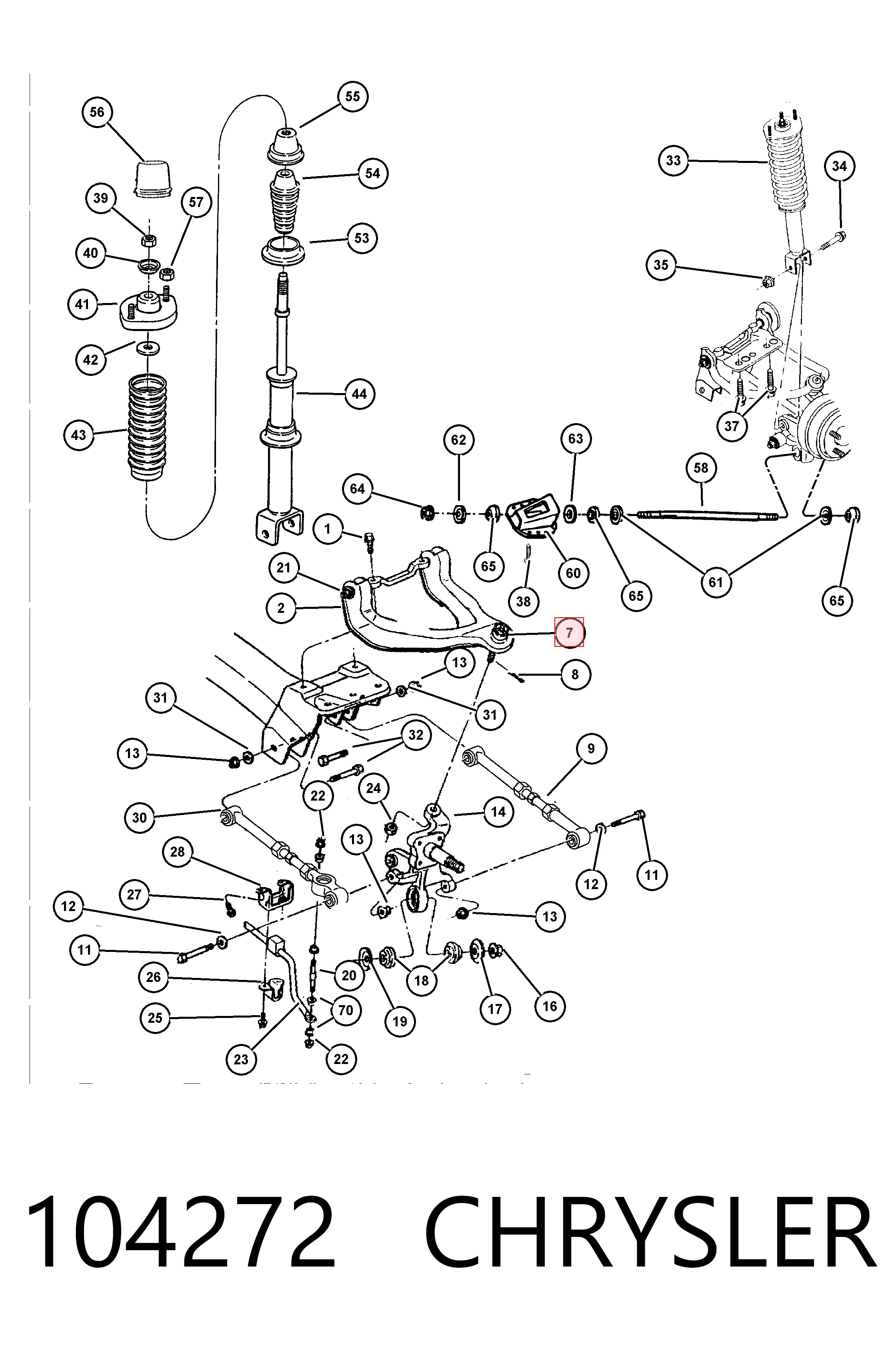 Кульова опора, верхня Fiat/Alfa/Lancia K04879321AC ціна, від 14.44 USD