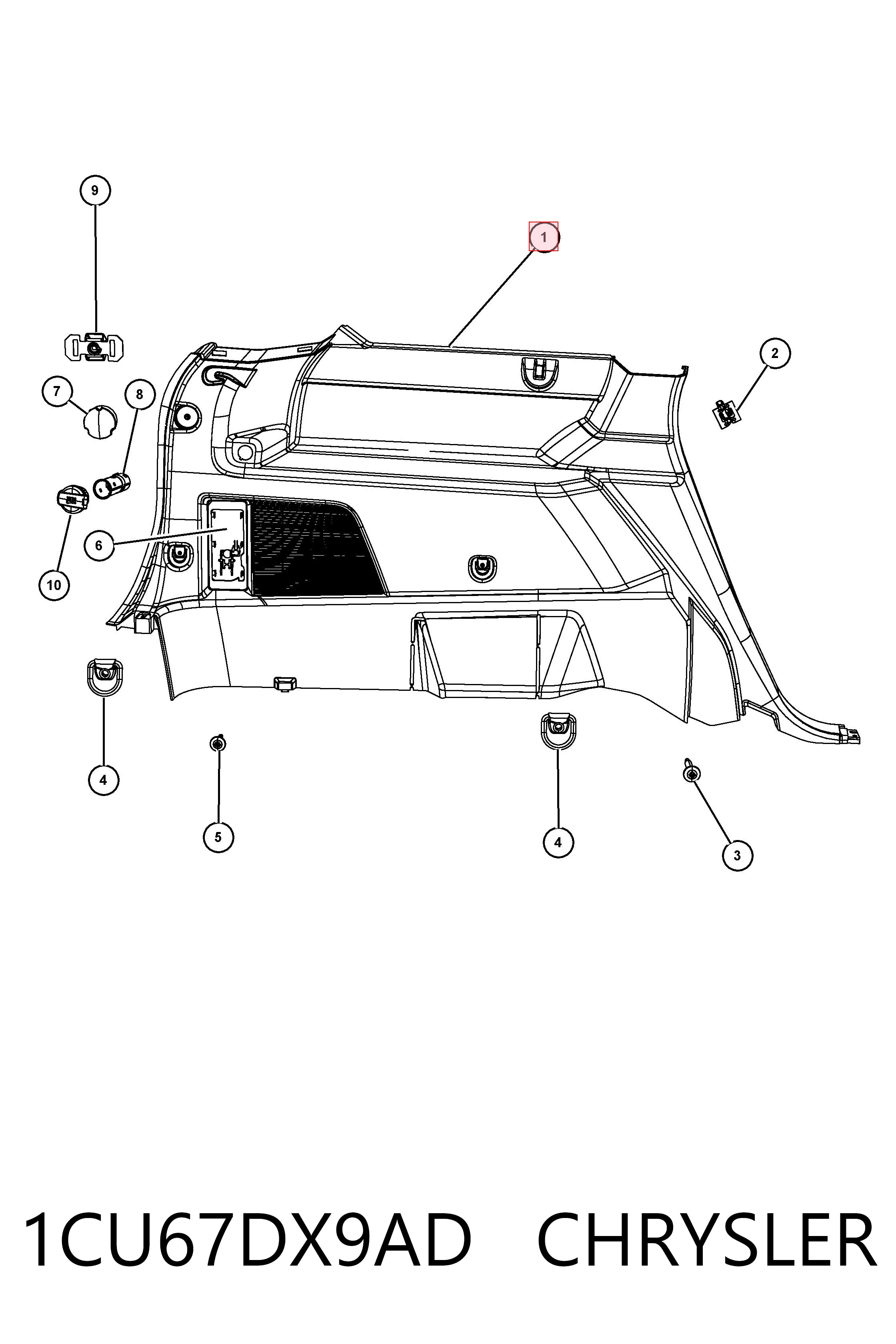 1CU67DX9AD Chrysler 