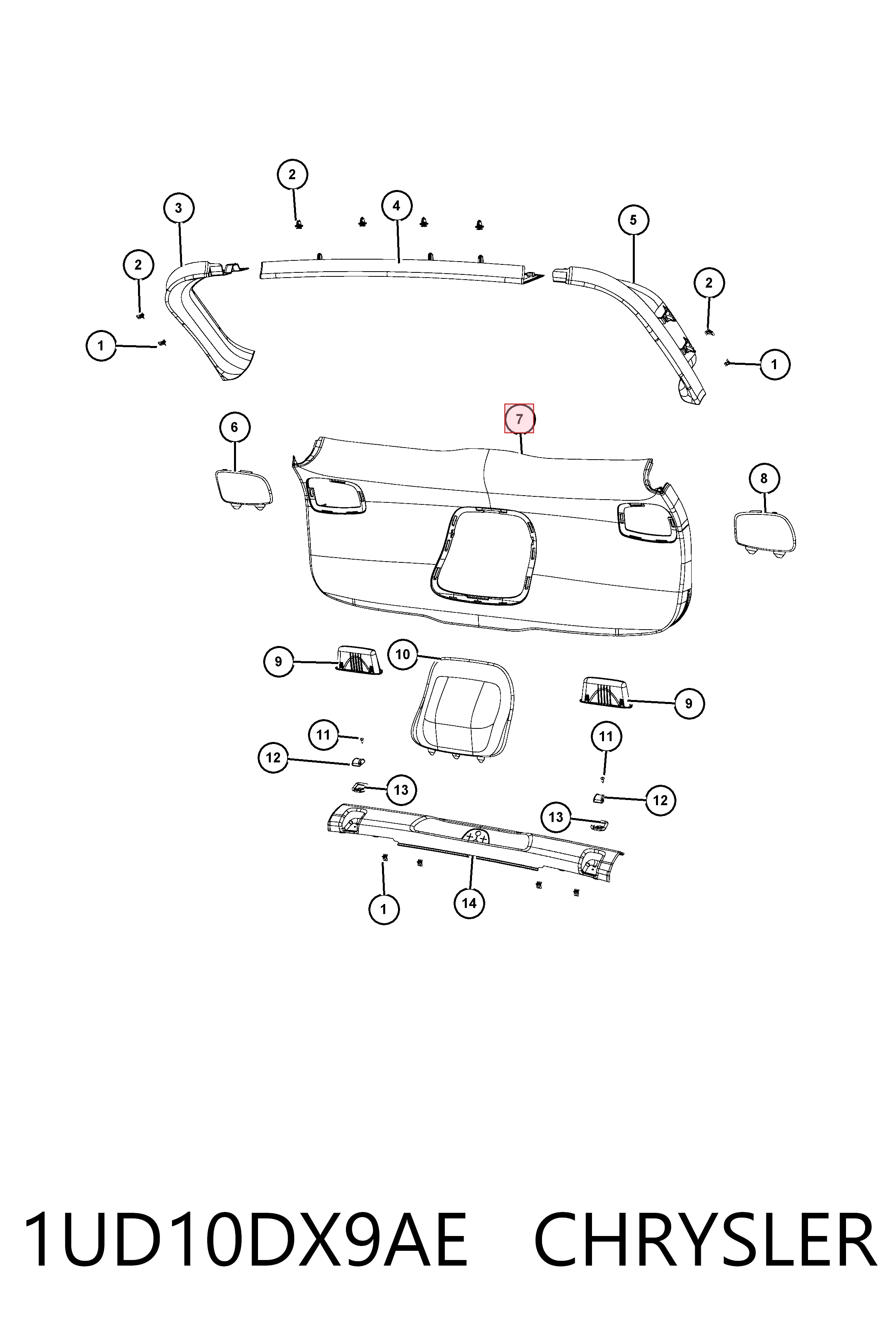  Fiat/Alfa/Lancia K1UD10DX9AF ціна, від 26.60 USD