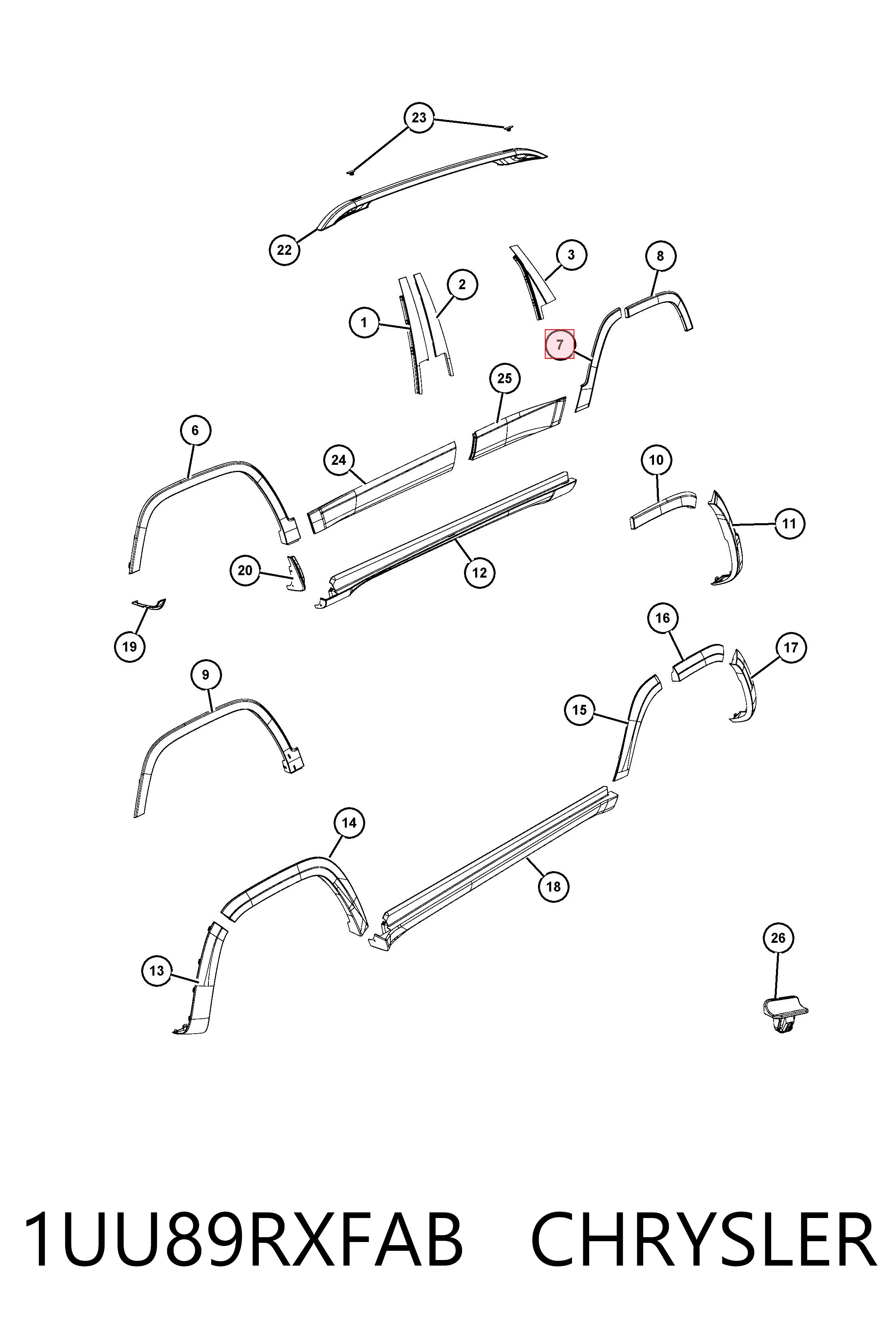 1UU89RXFAB Chrysler 
