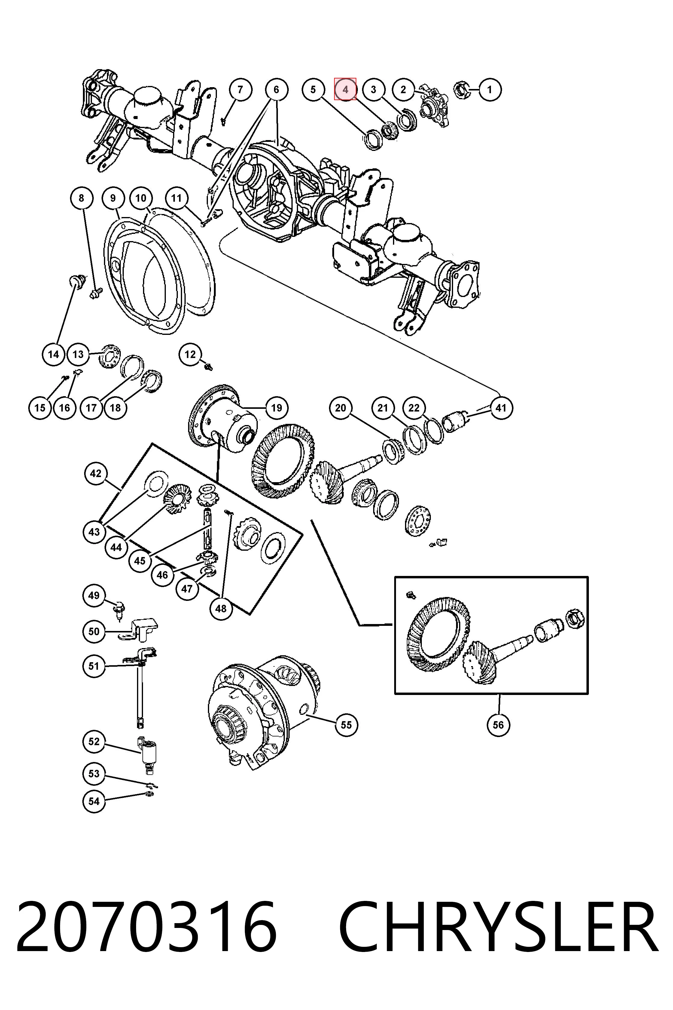1L2Z1201BA Ford Підшипник хвостовика заднього моста, напужний