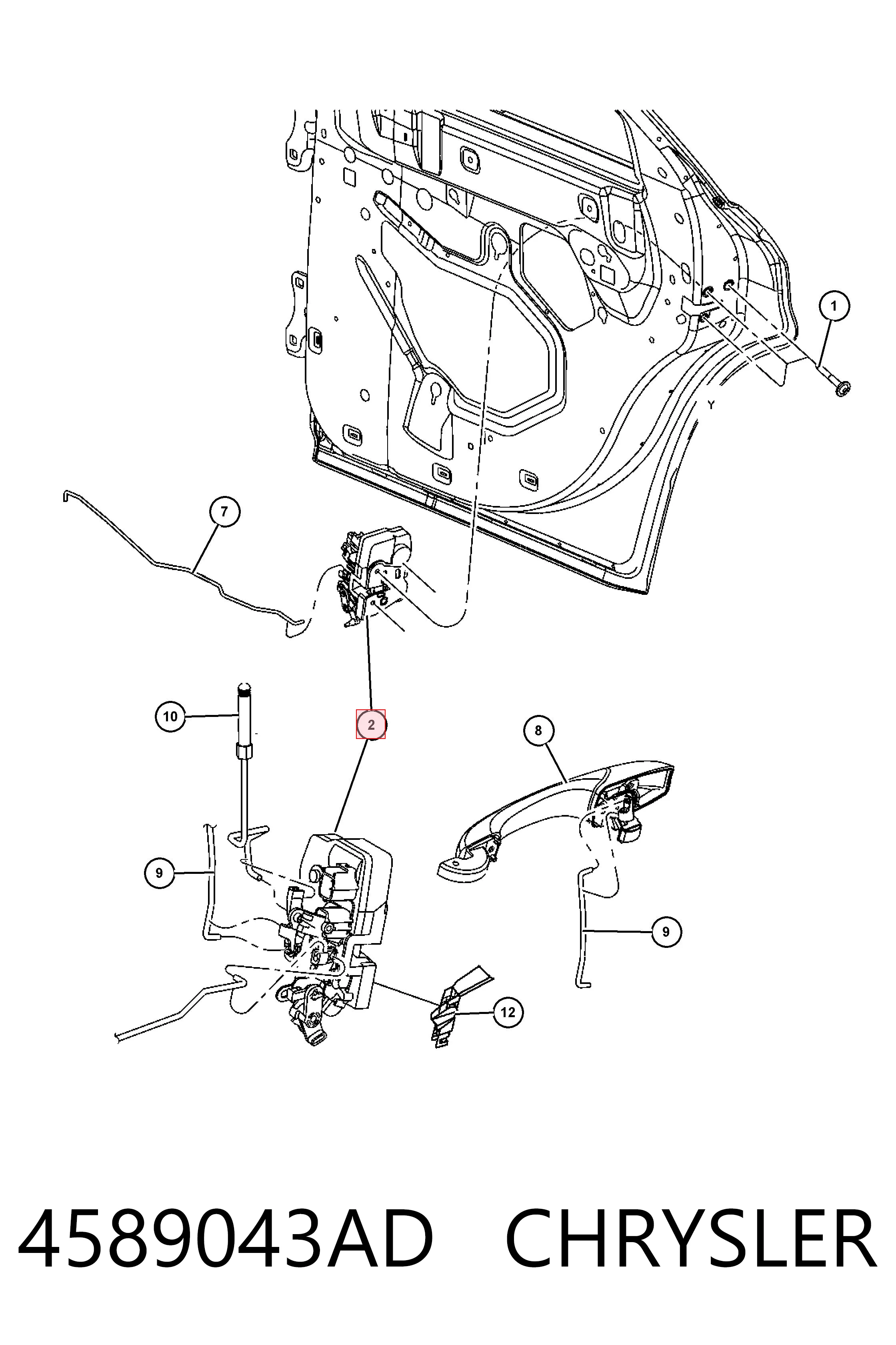 4589043AD Chrysler 