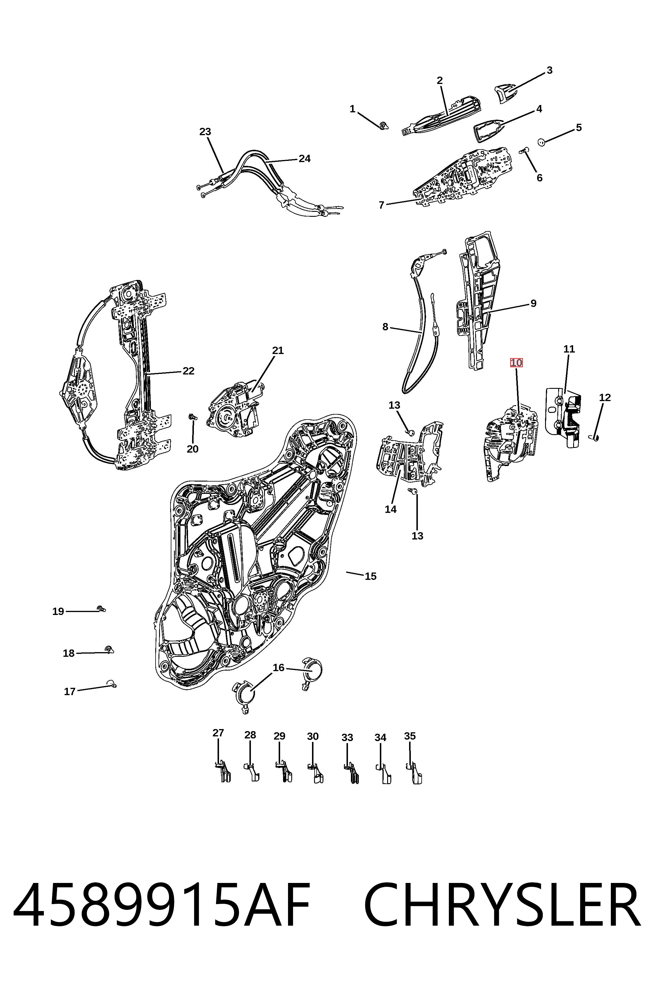 4589915AF Chrysler 