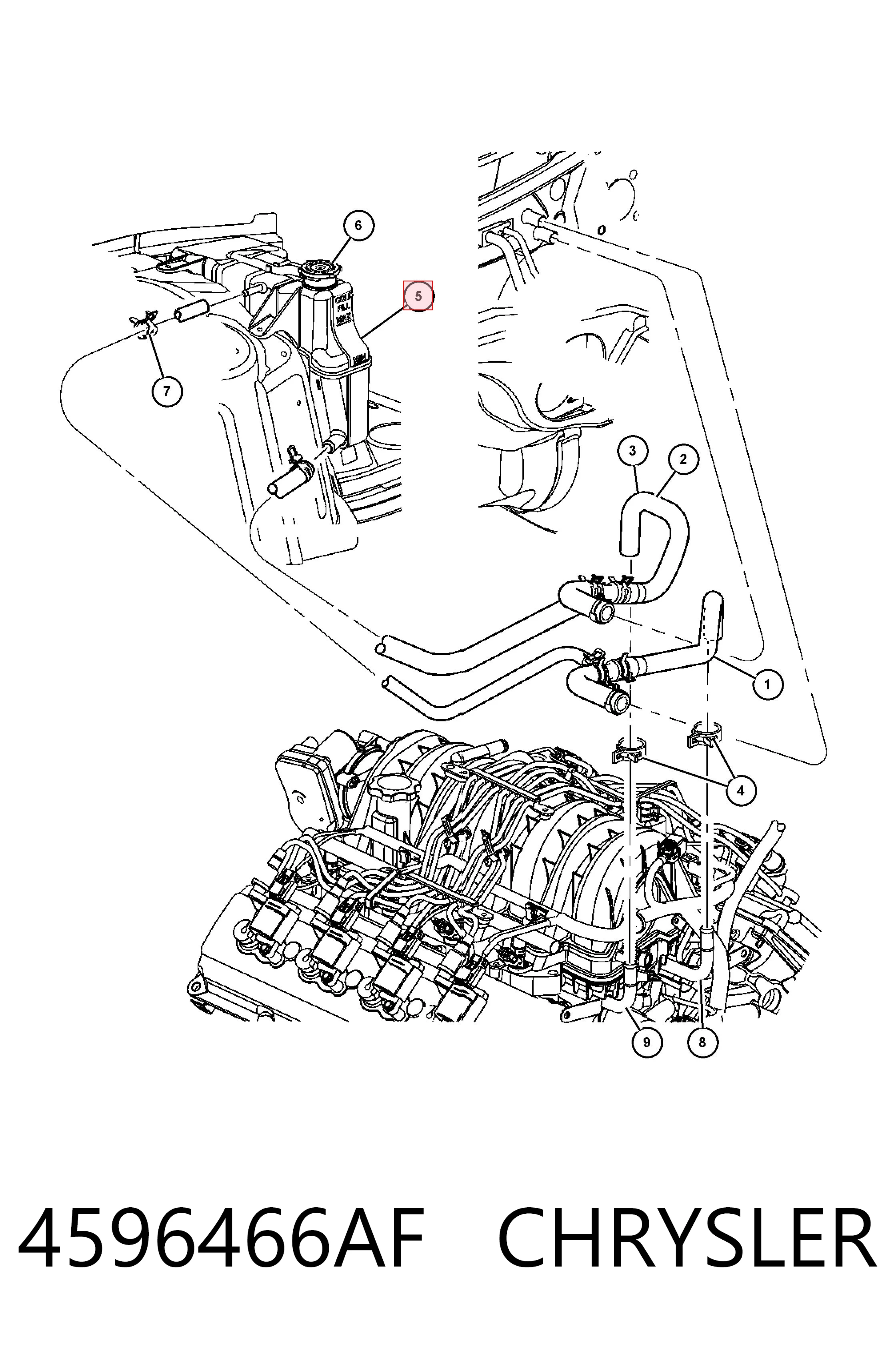Бачок системи охолодження 3122ZB2 Polcar