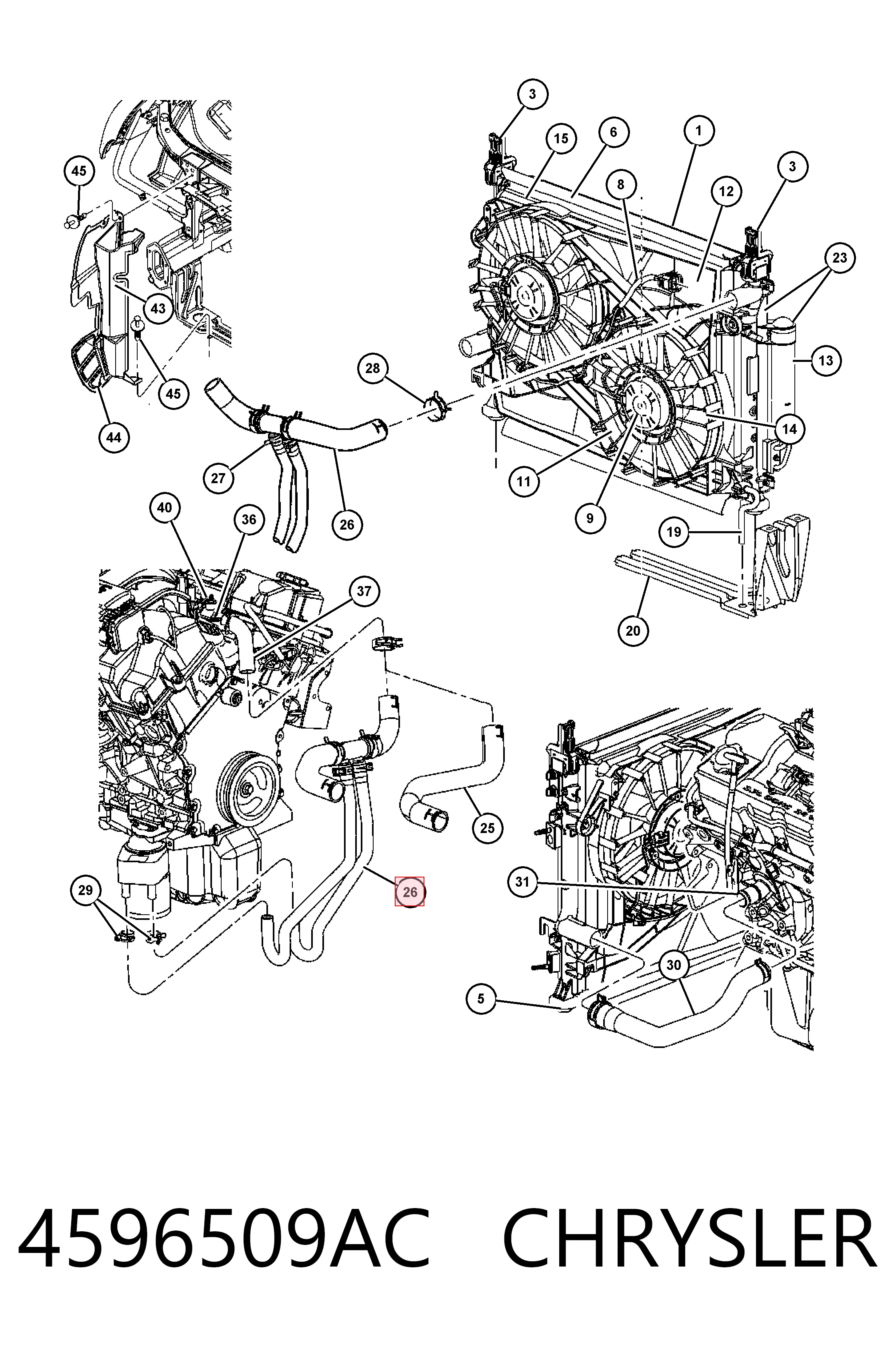  Fiat/Alfa/Lancia K04596509AD