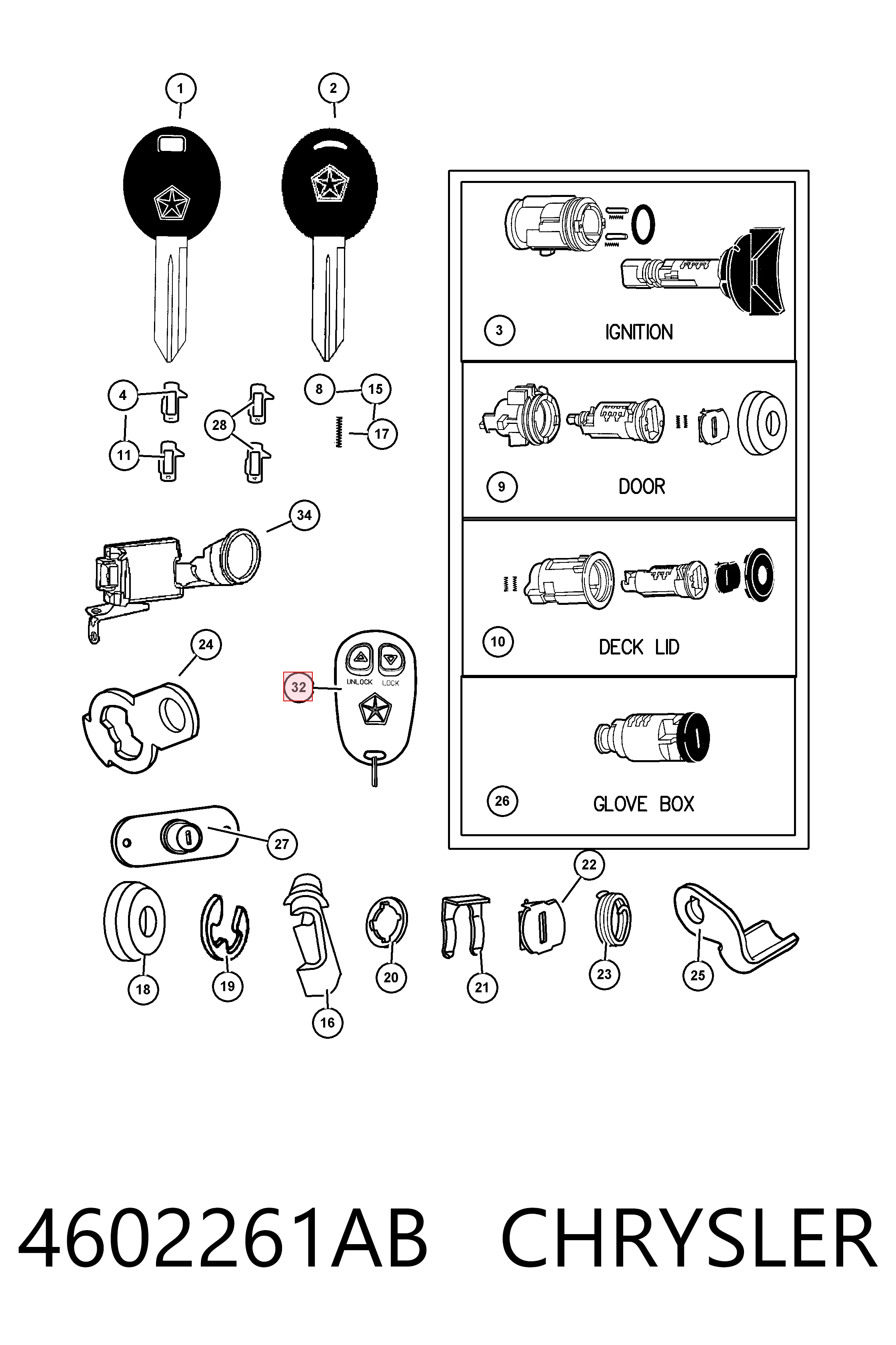 K04602261AB Fiat/Alfa/Lancia 