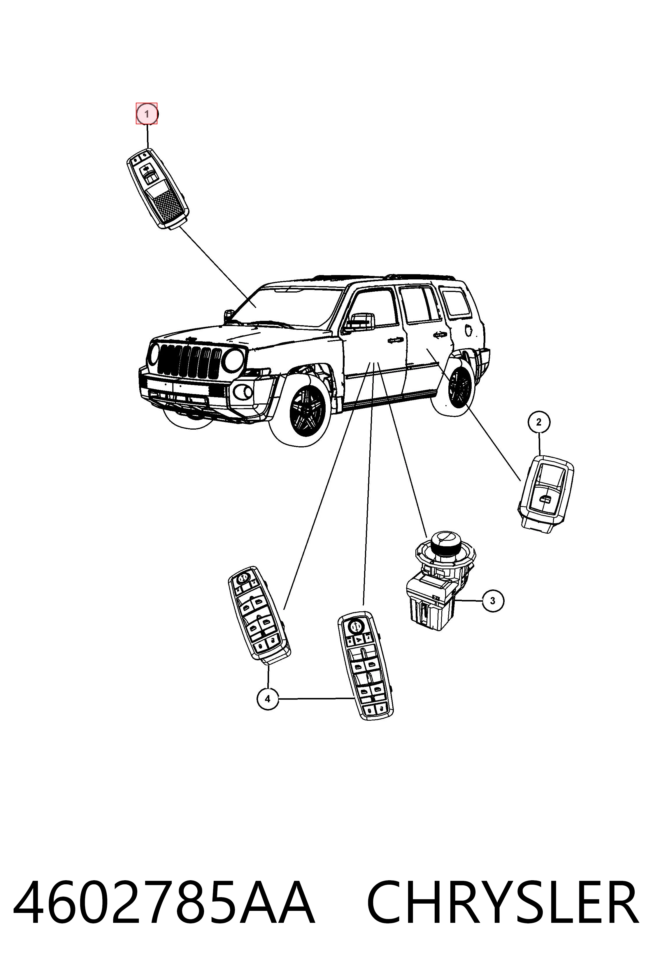  Fiat/Alfa/Lancia K04602785AD ціна, від 7.59 USD