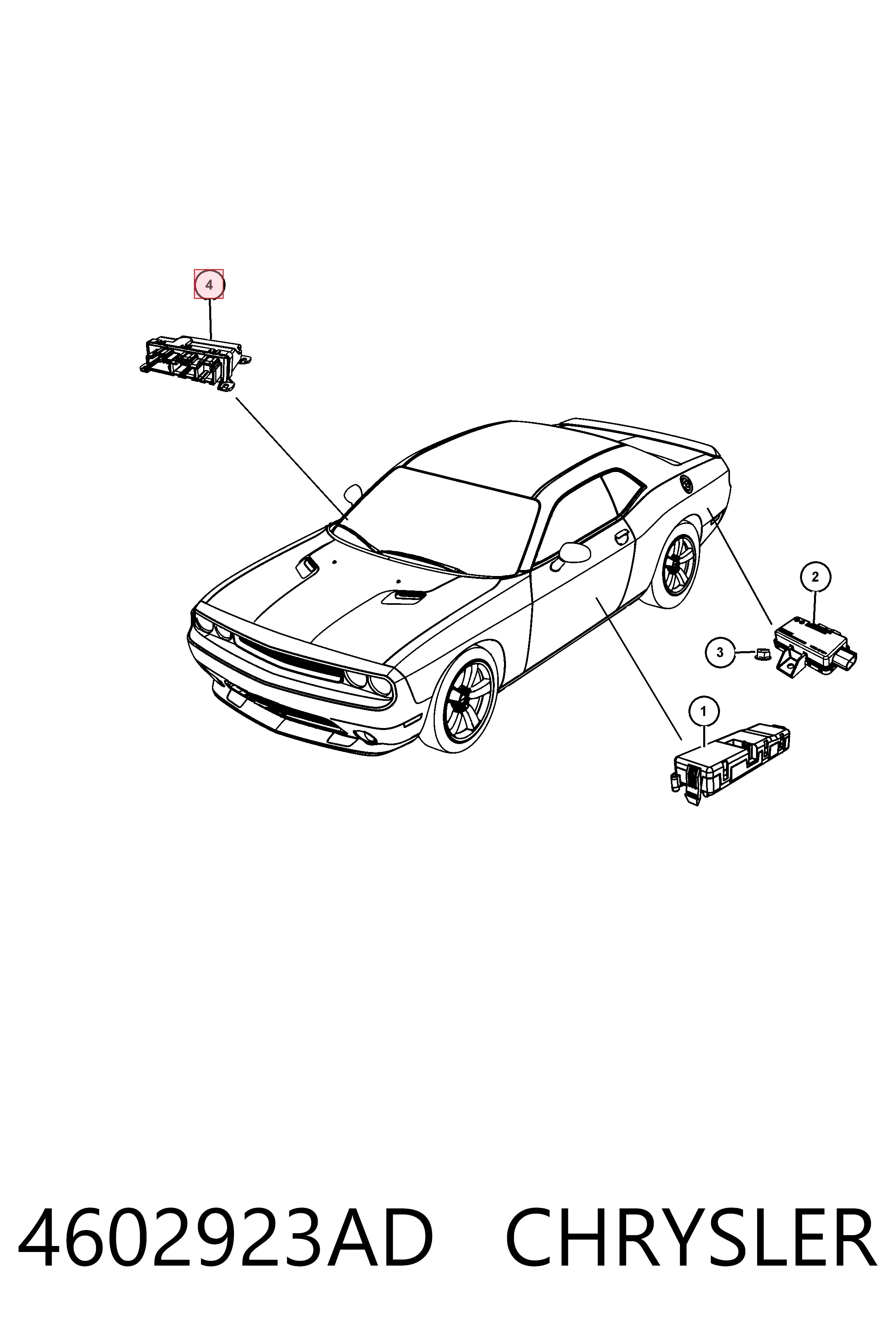 Купити K68051931AB Fiat/Alfa/Lancia Блок комфорту передніх дверей