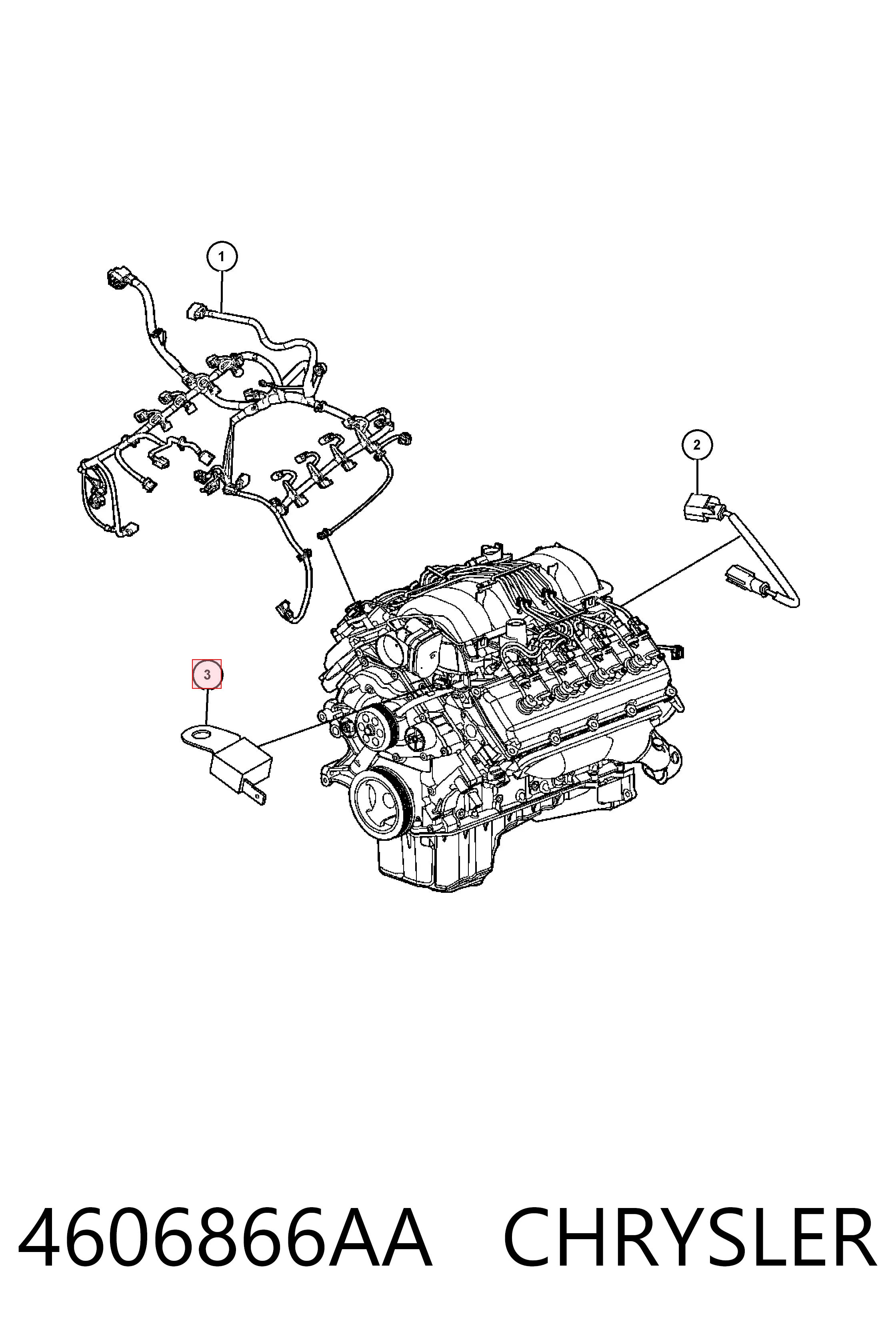 4606866AA Chrysler 