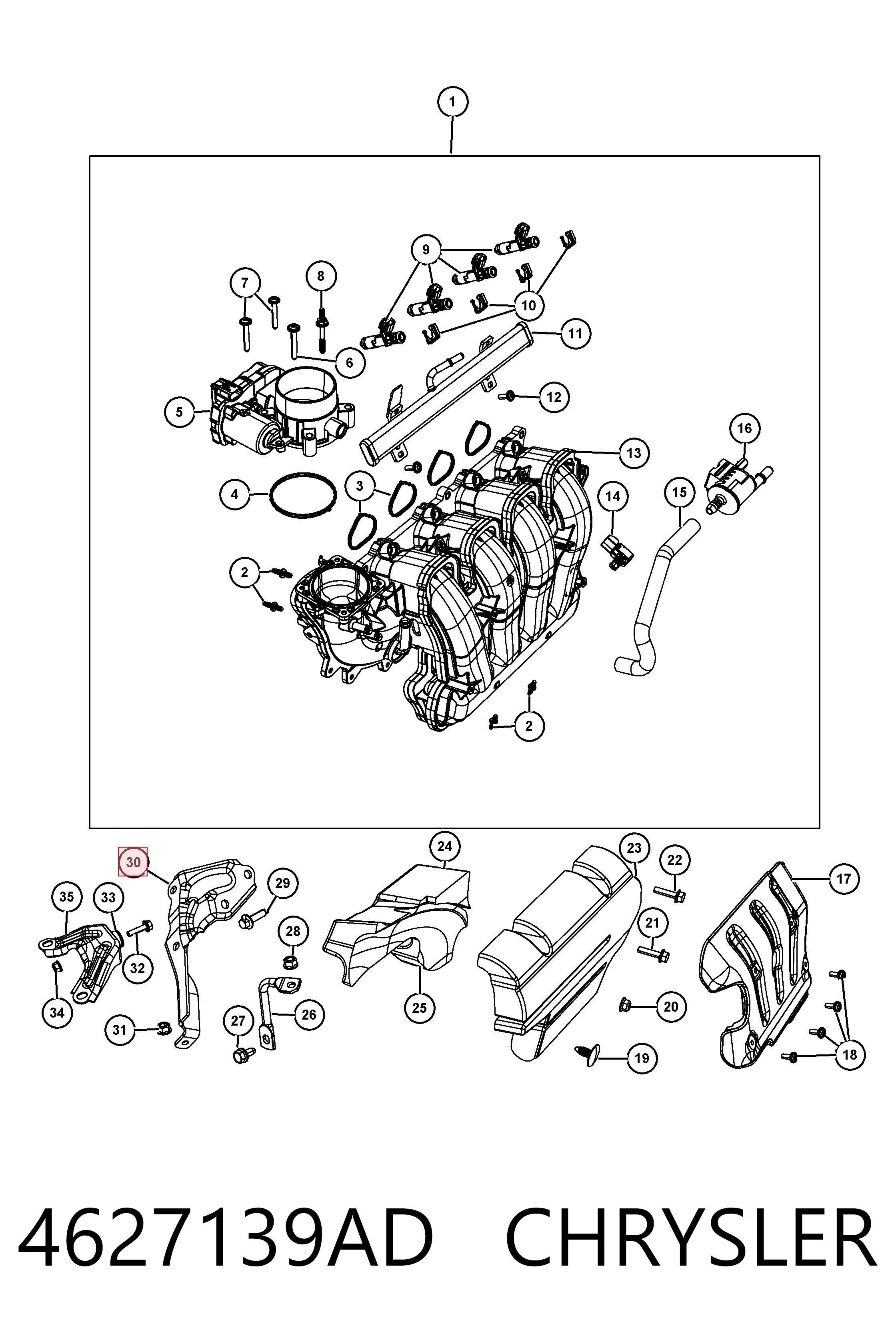 4627139AD Chrysler 