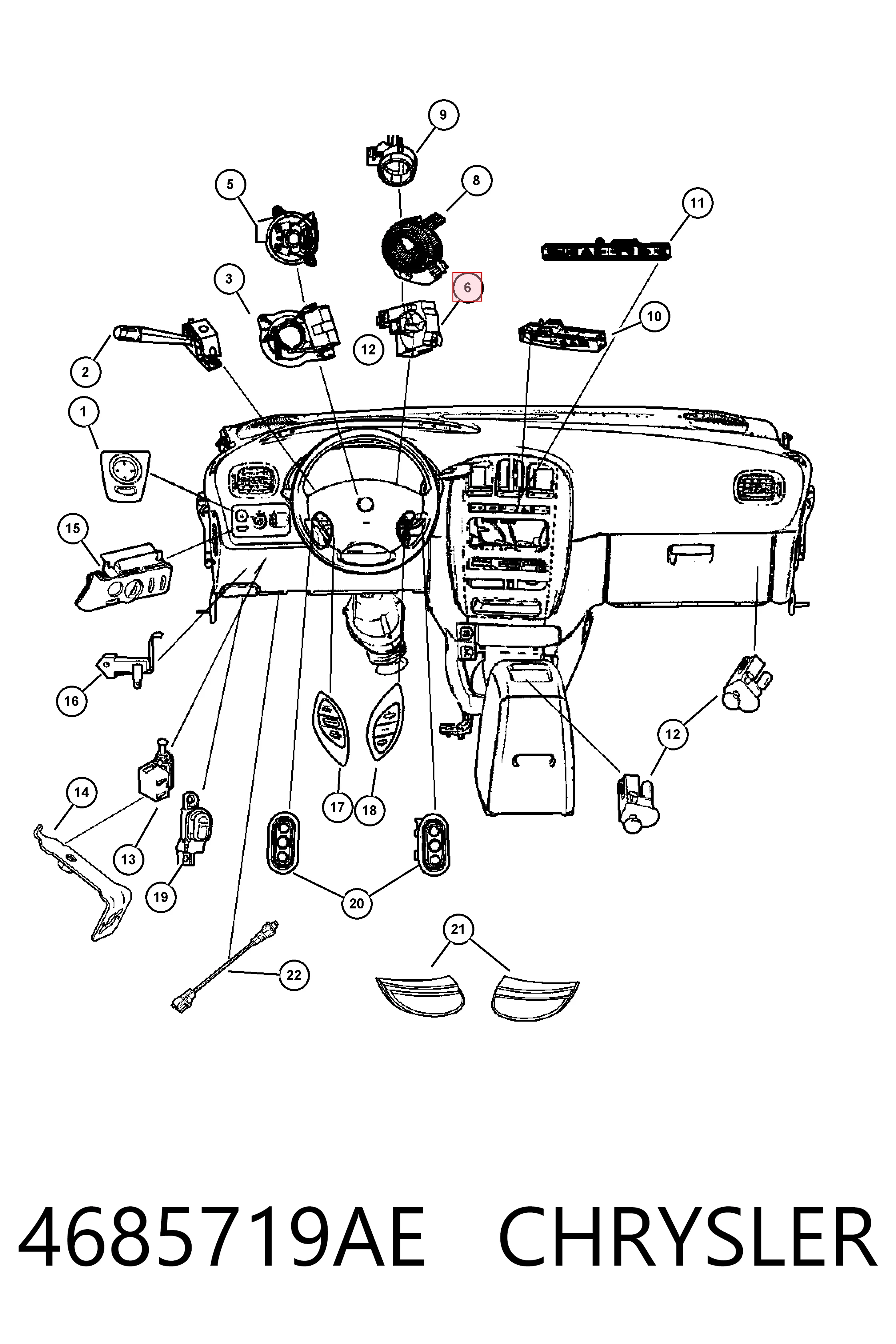 K04685719AE Fiat/Alfa/Lancia 