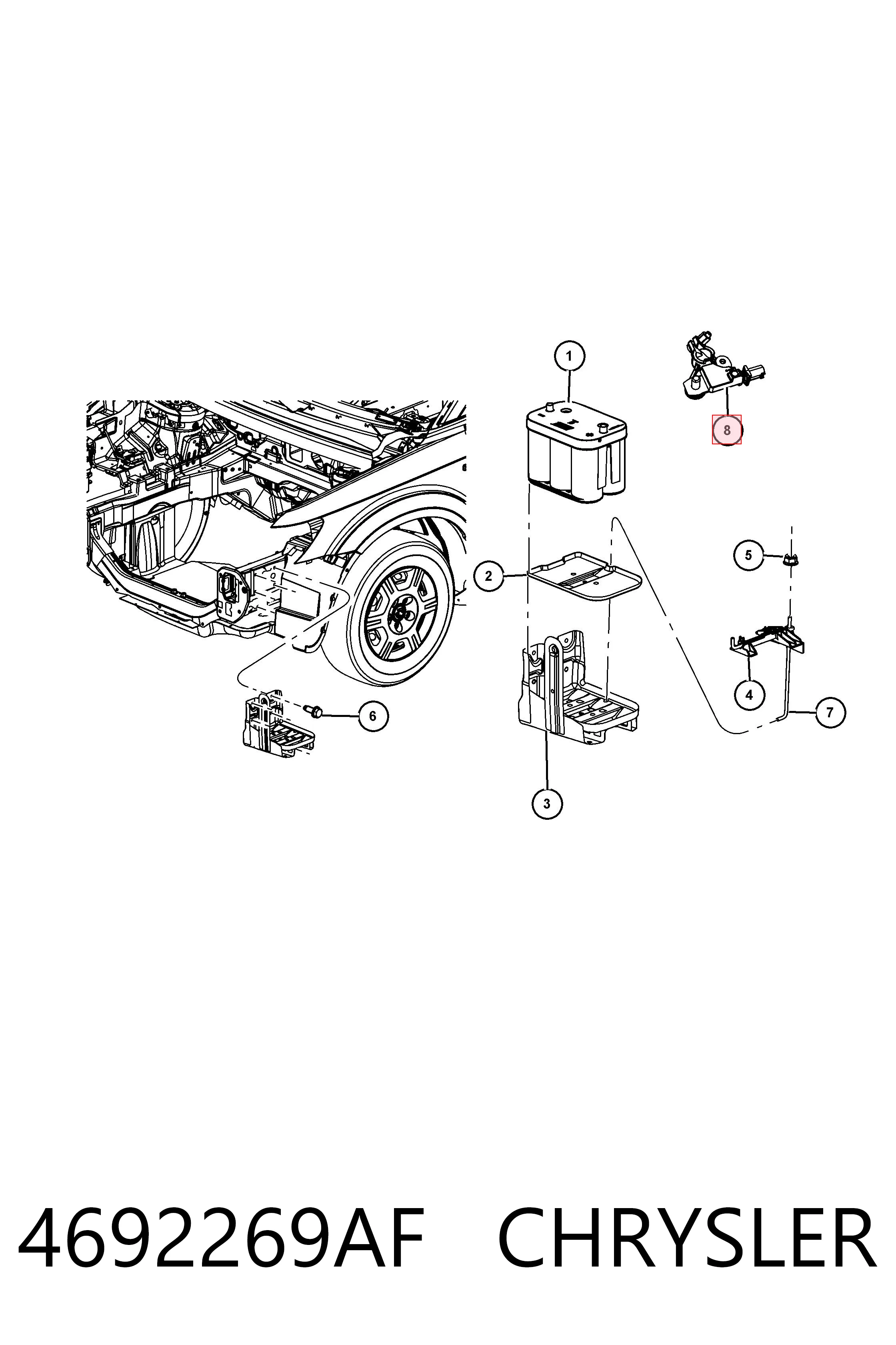 Купити K04692269AD Fiat/Alfa/Lancia 