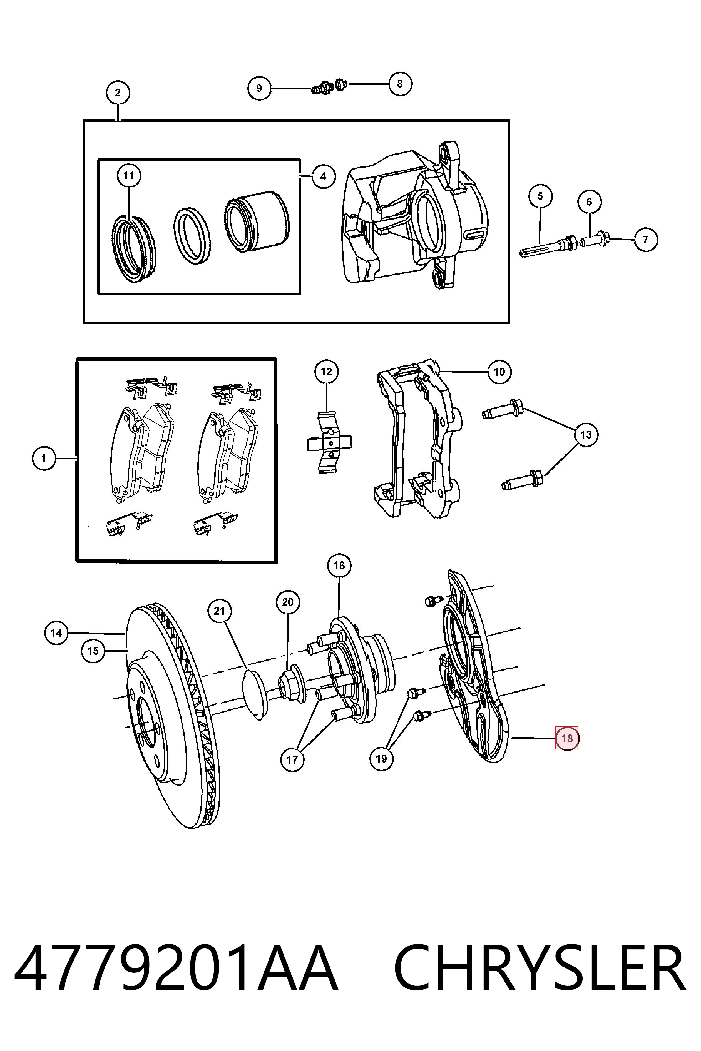 4779201AA Chrysler 
