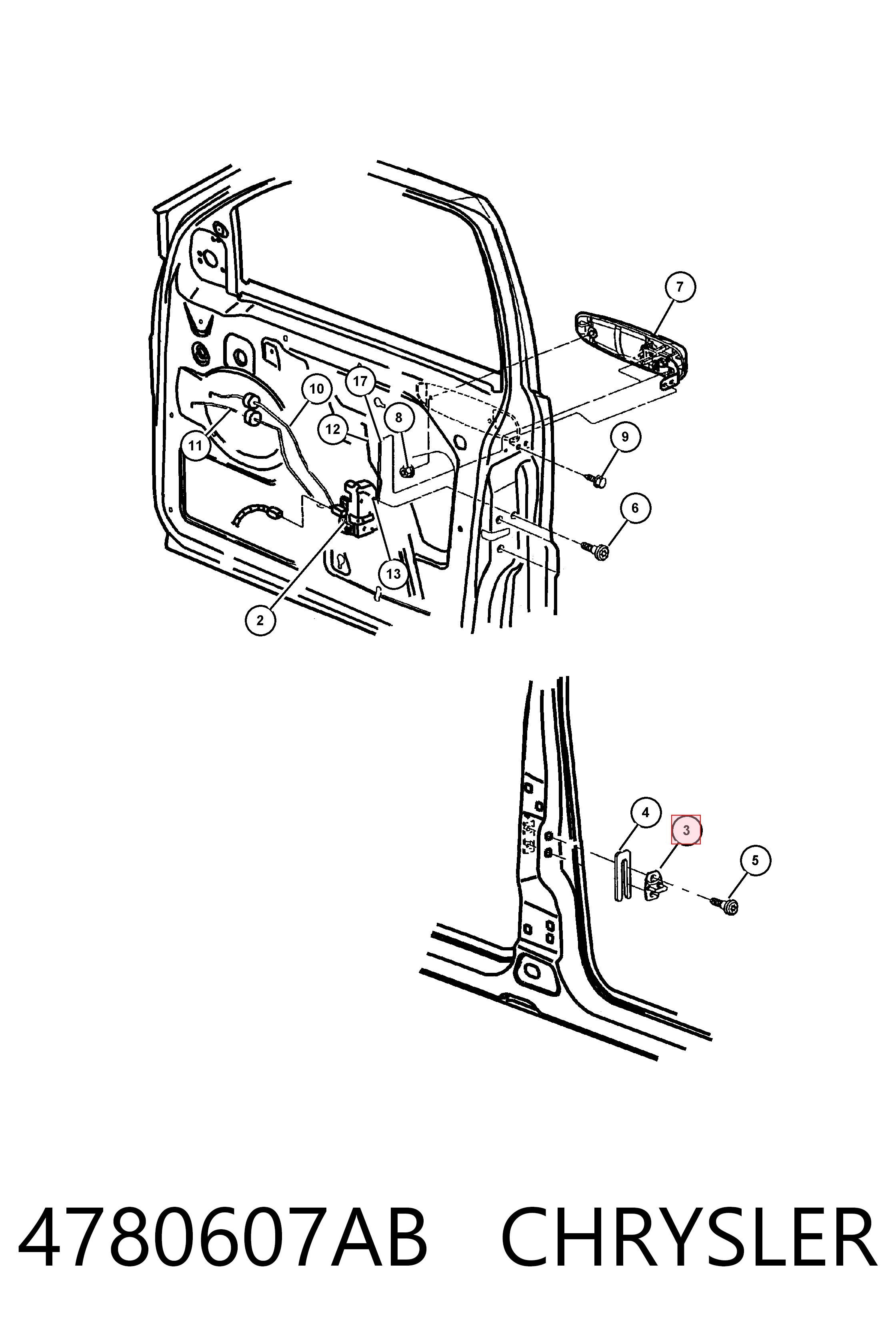  Fiat/Alfa/Lancia K04780607AA ціна, від 6.47 USD
