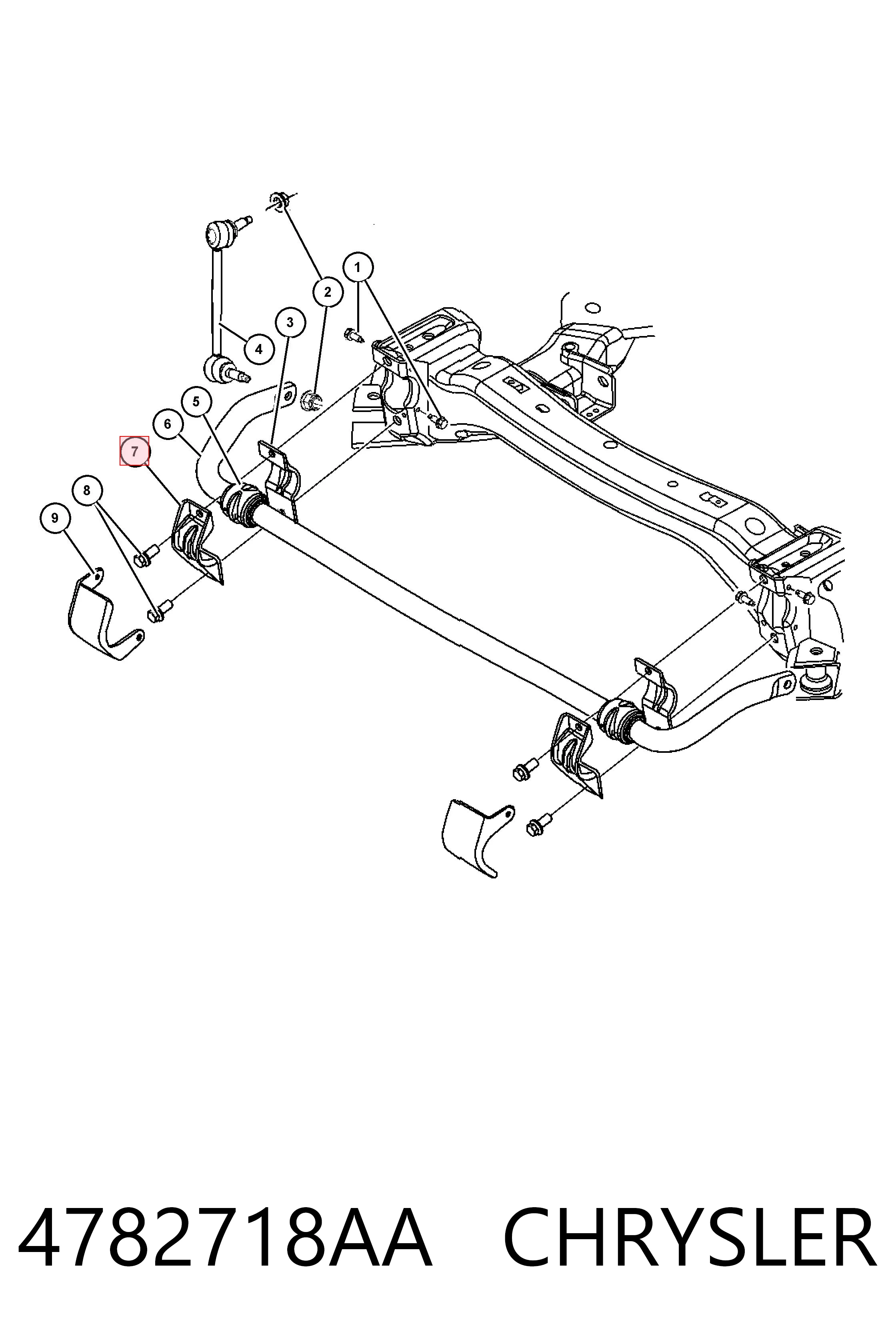 4782718AA Chrysler 