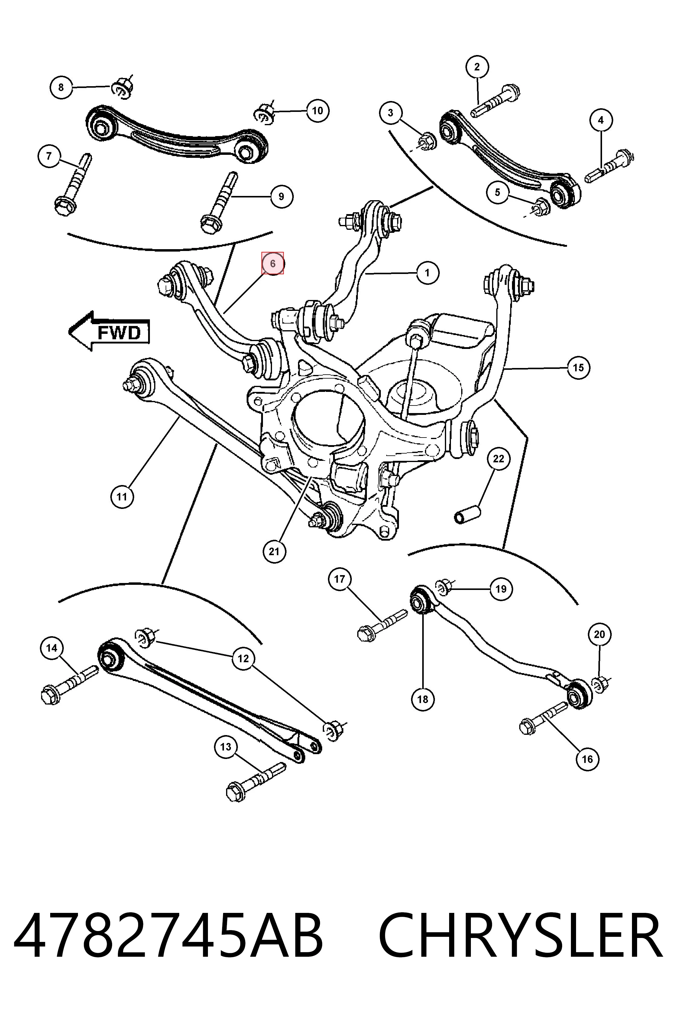 4782745AB Chrysler 