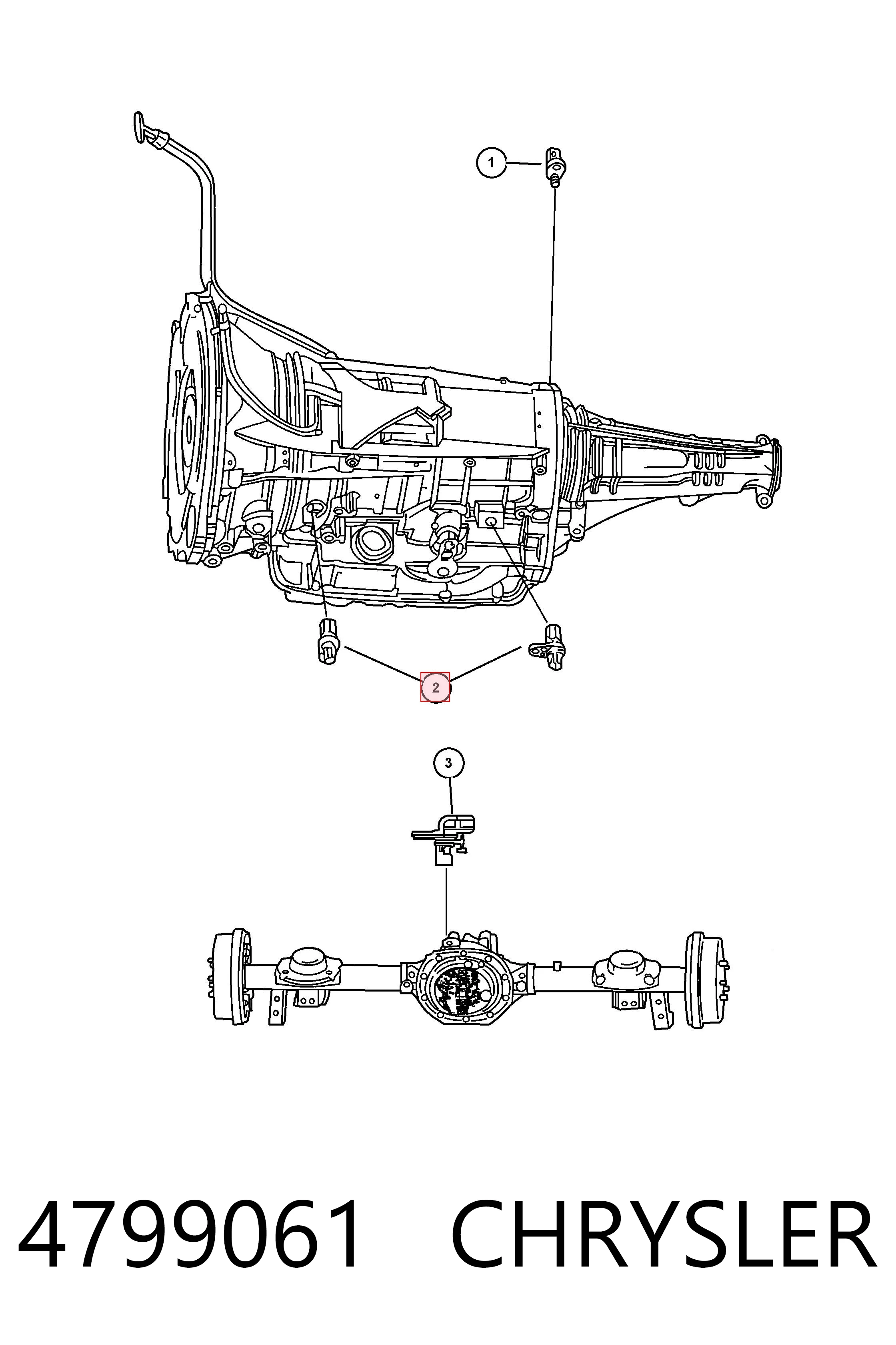 4799061 Chrysler Датчик швидкості спідометра