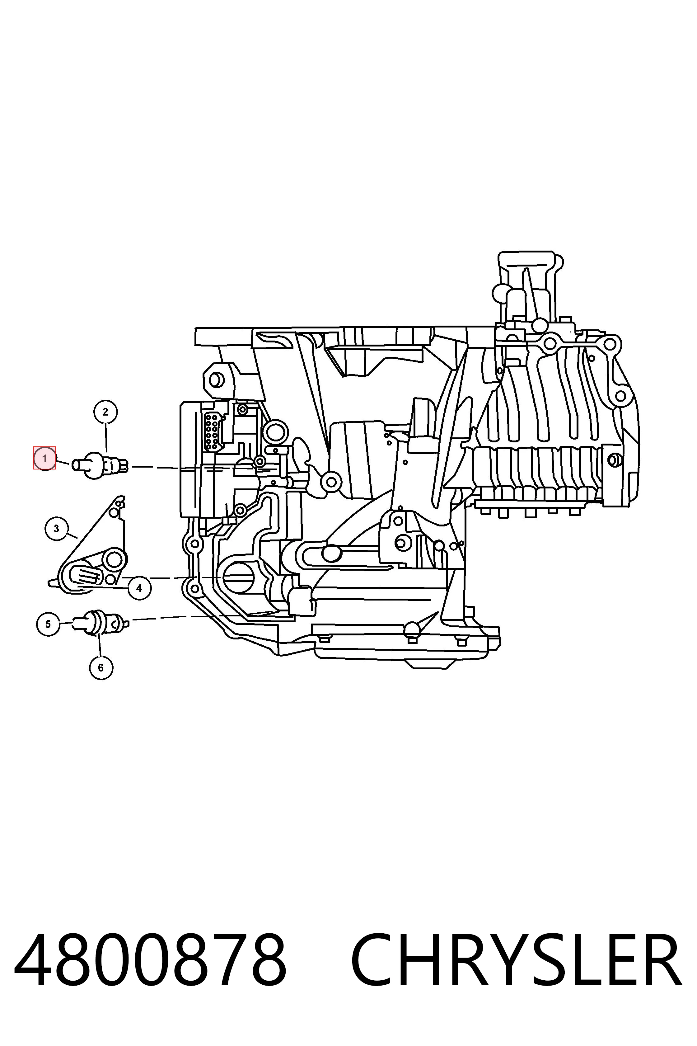 Датчик швидкості K04800878 Fiat/Alfa/Lancia