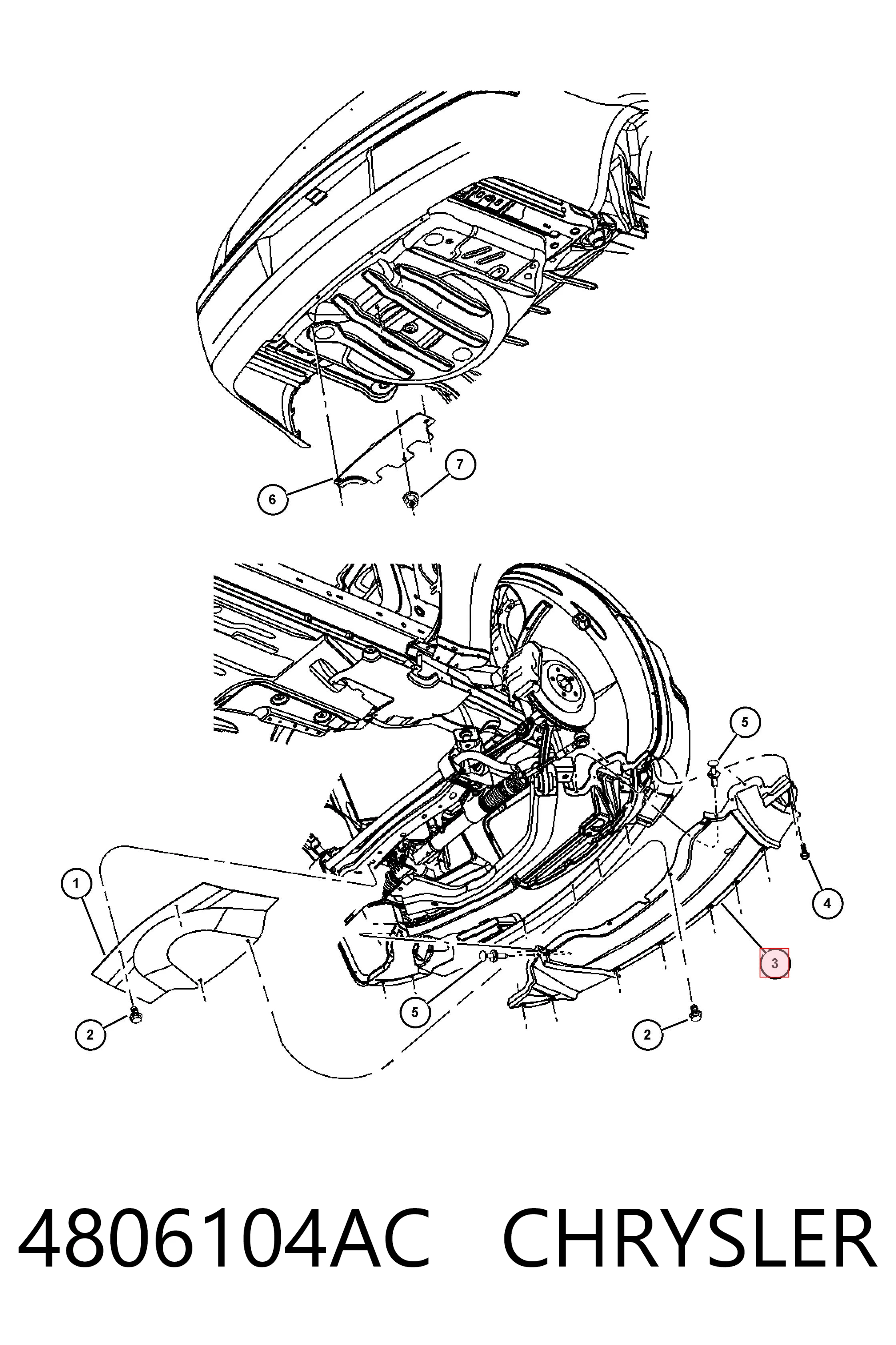 4806104AC Chrysler 