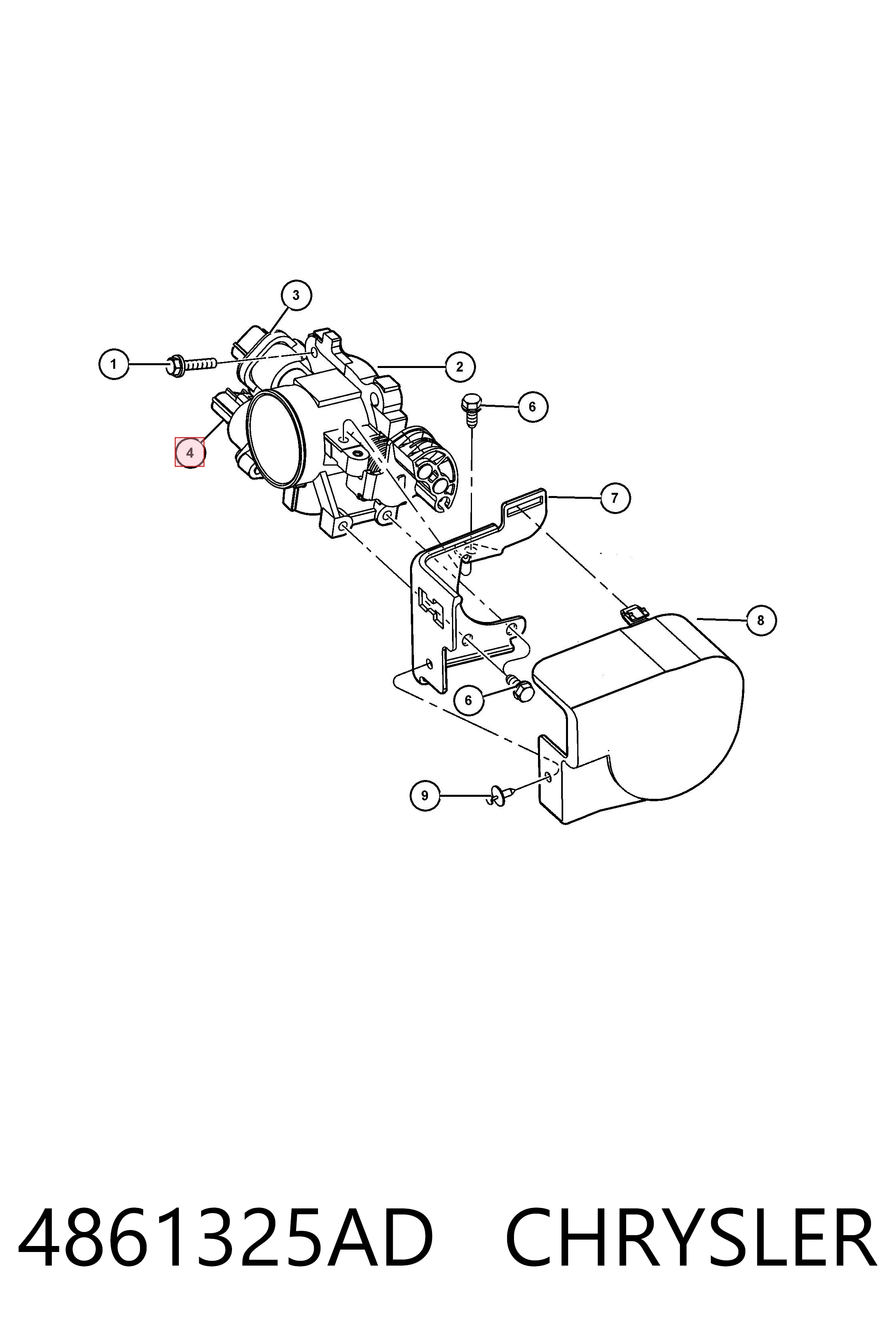4861325AD Chrysler РХХ