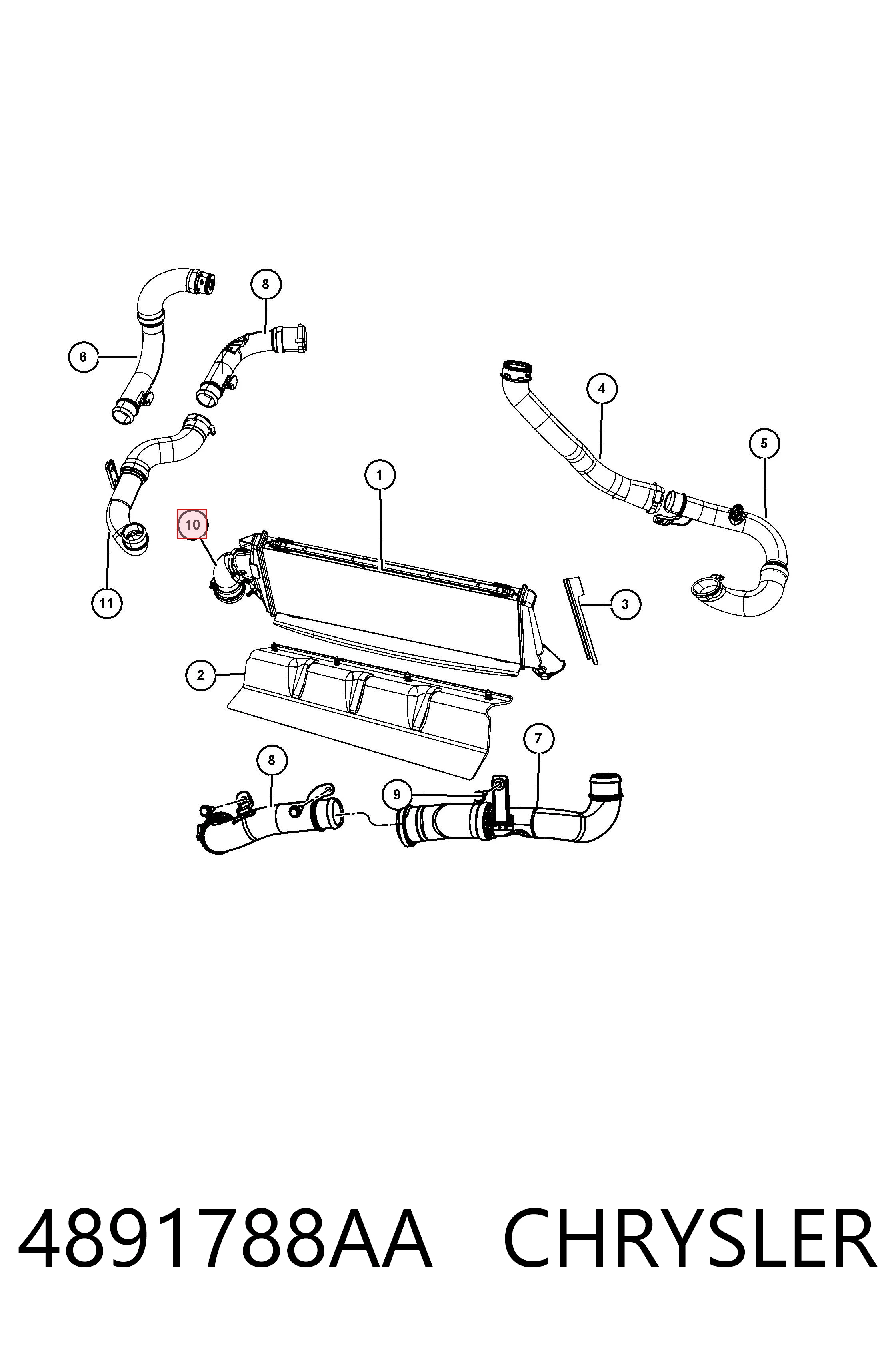 Купити K04891788AB Fiat/Alfa/Lancia 