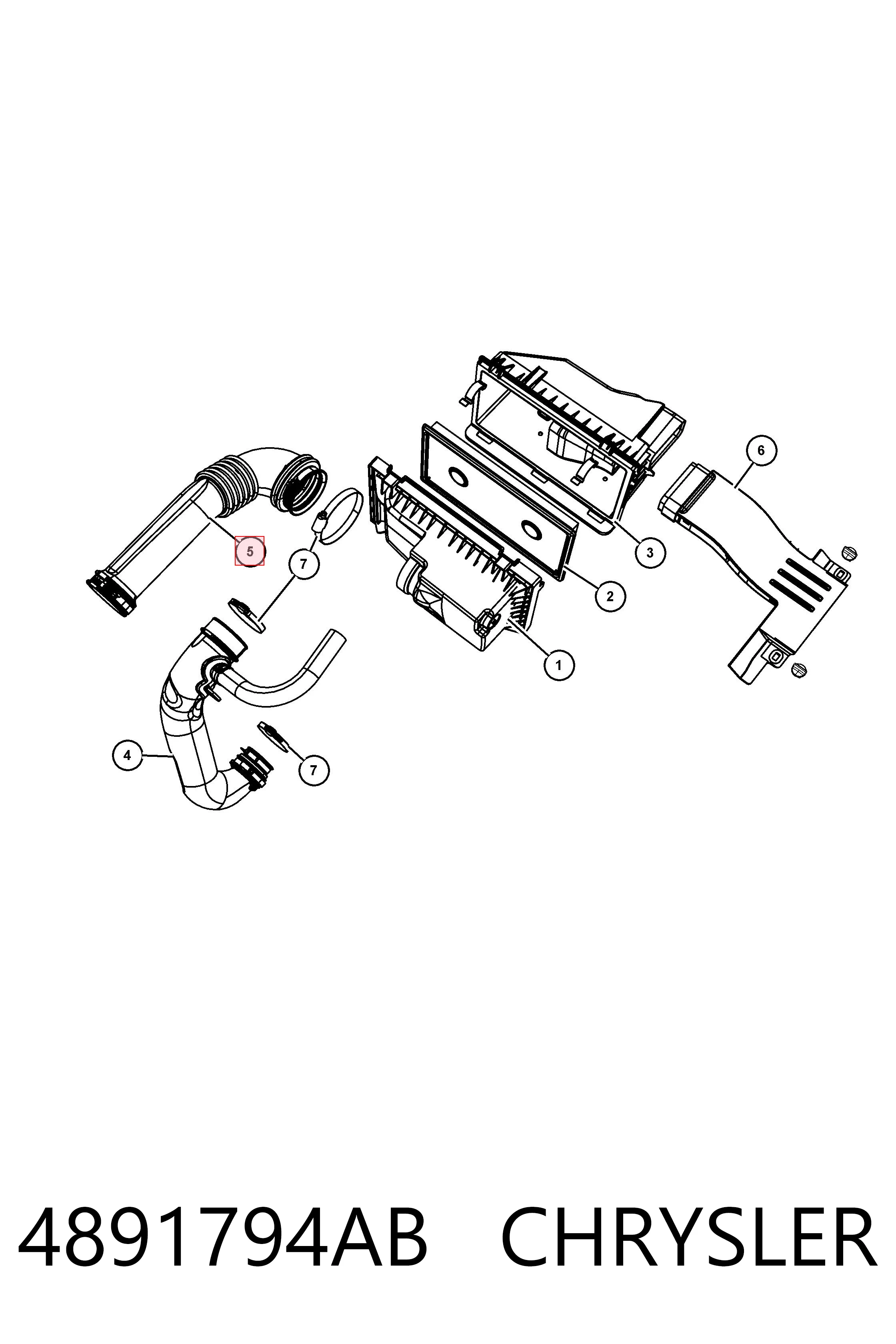 K04891794AB Fiat/Alfa/Lancia 