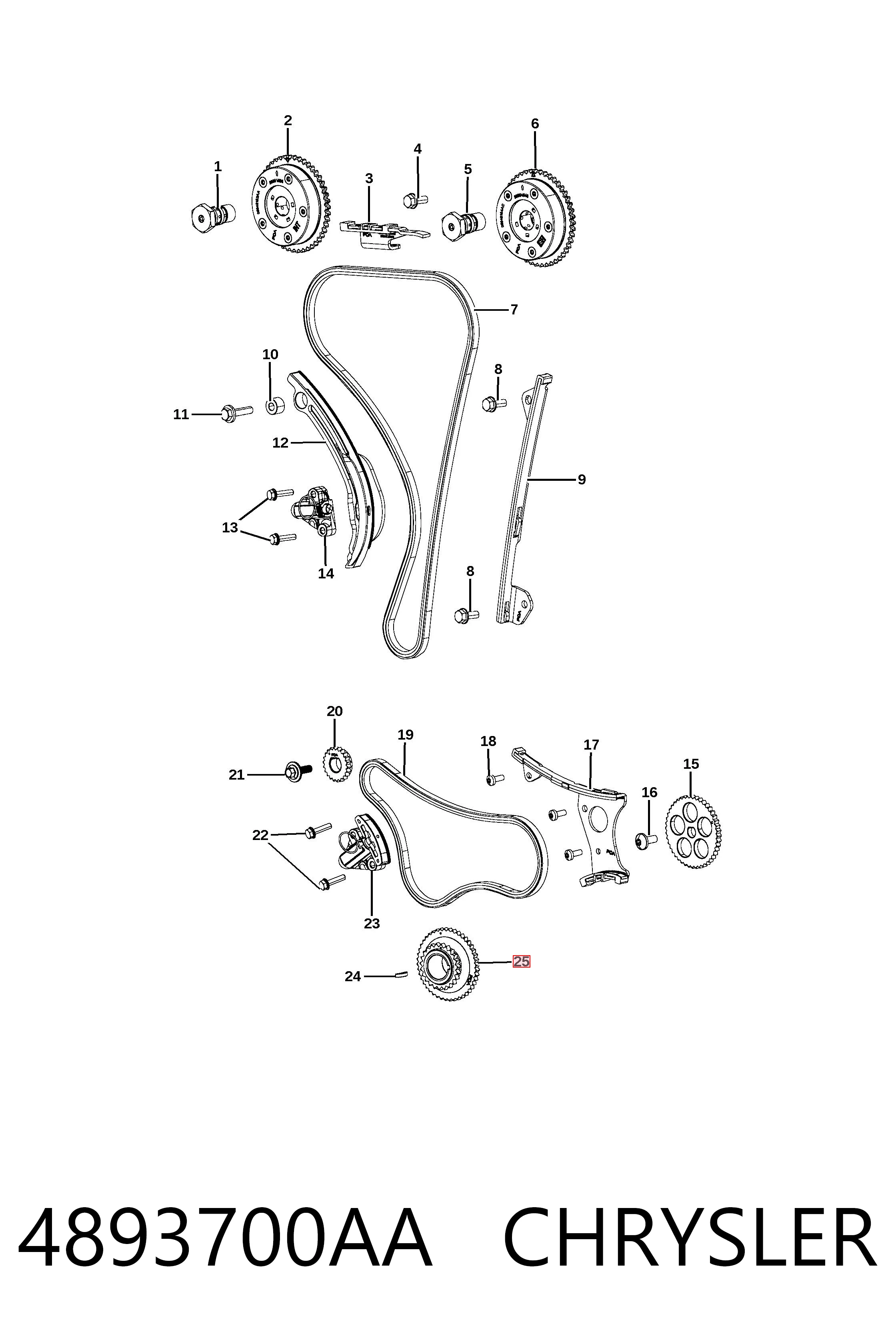K04893700AB Fiat/Alfa/Lancia 