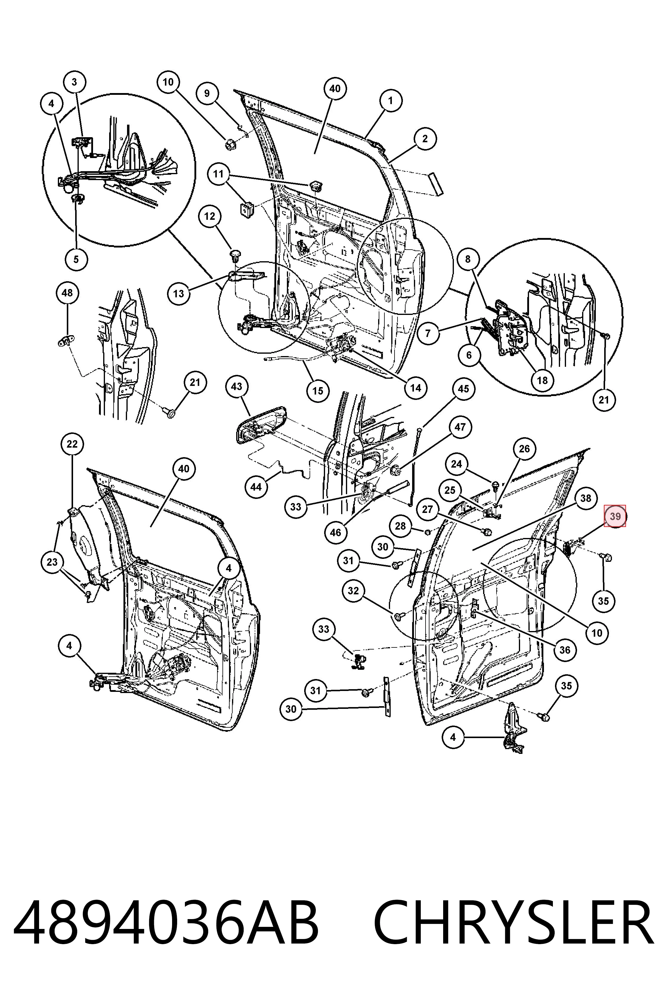 4894036AB Chrysler 