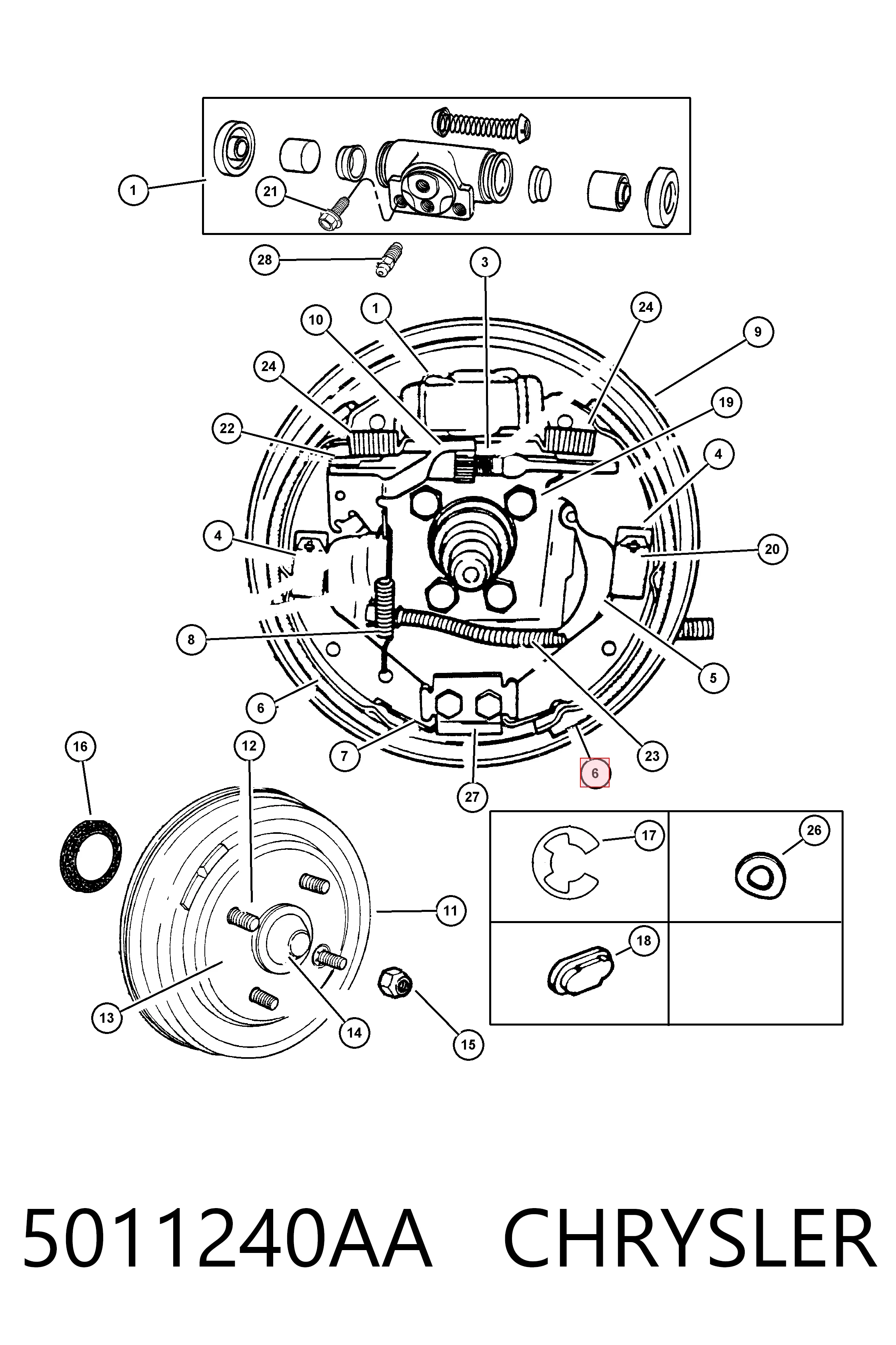 Колодки гальмові задні, барабанні R519 Jurid/Bendix