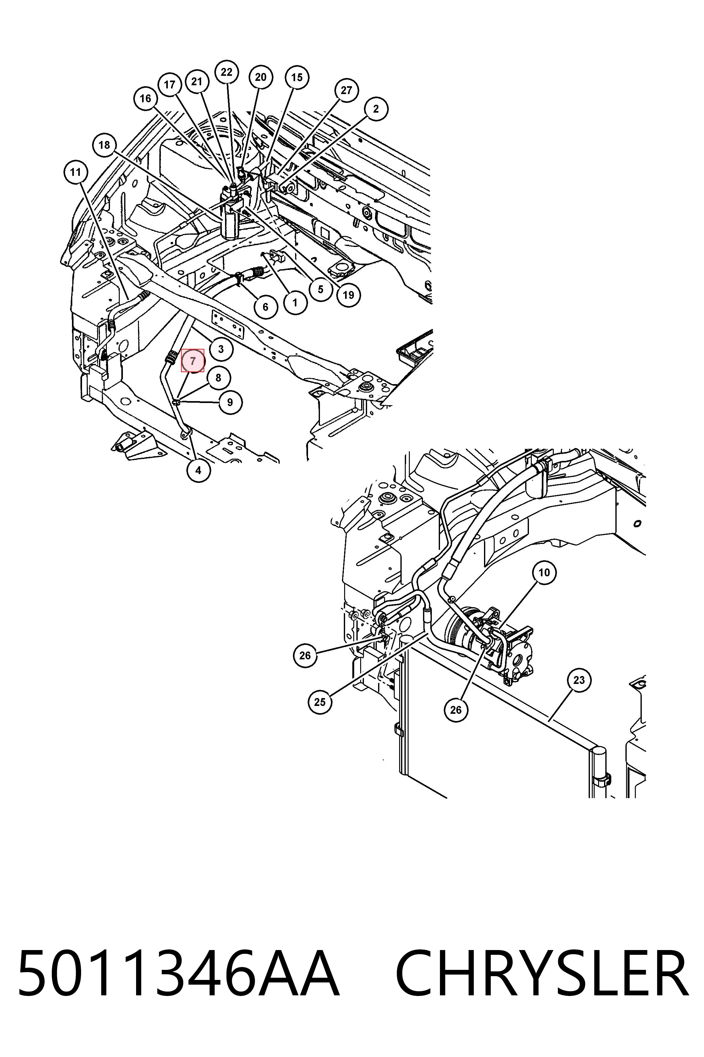 Купити K05011346AA Fiat/Alfa/Lancia 