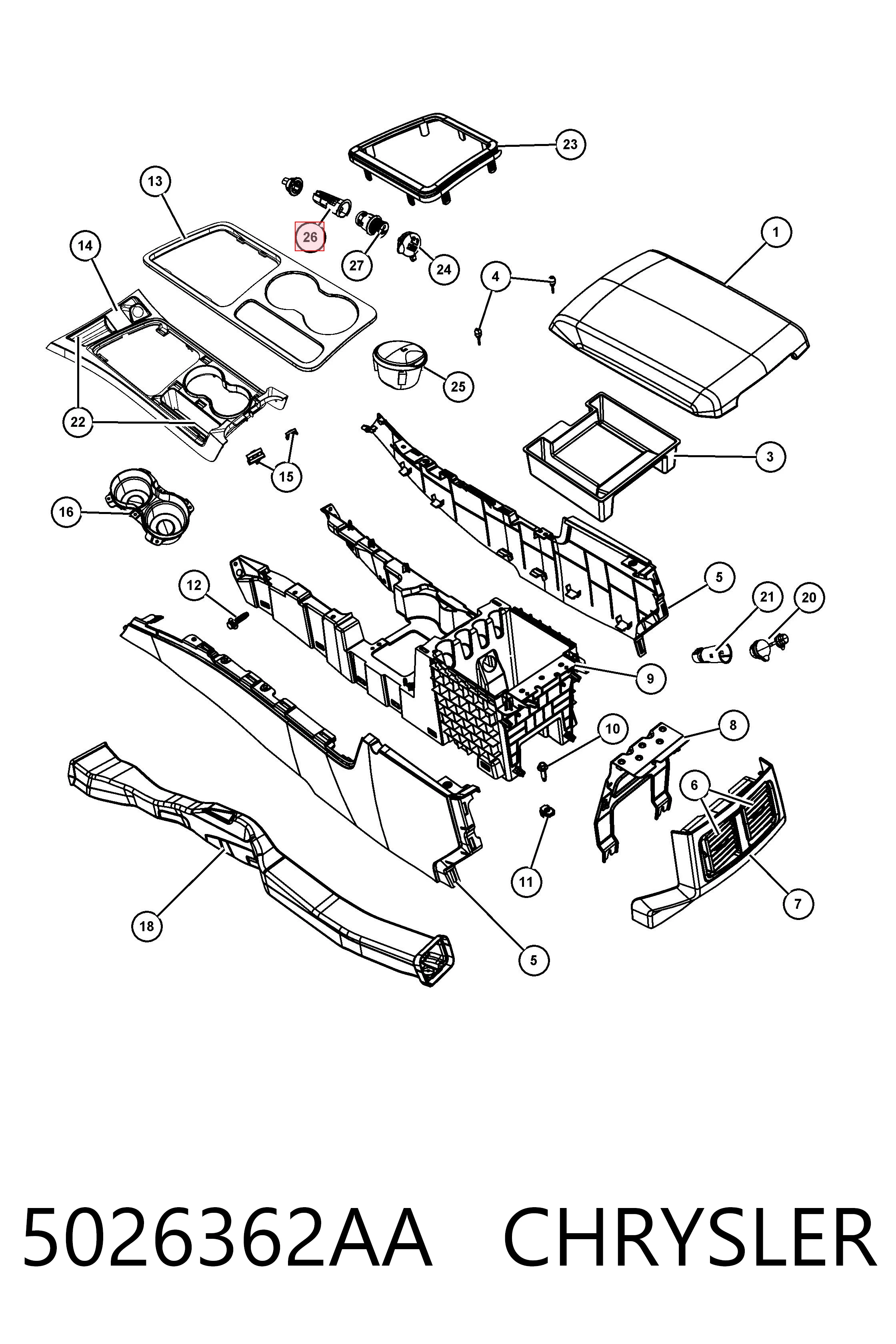  Fiat/Alfa/Lancia K6AL38DX9AA ціна, від 5.62 USD